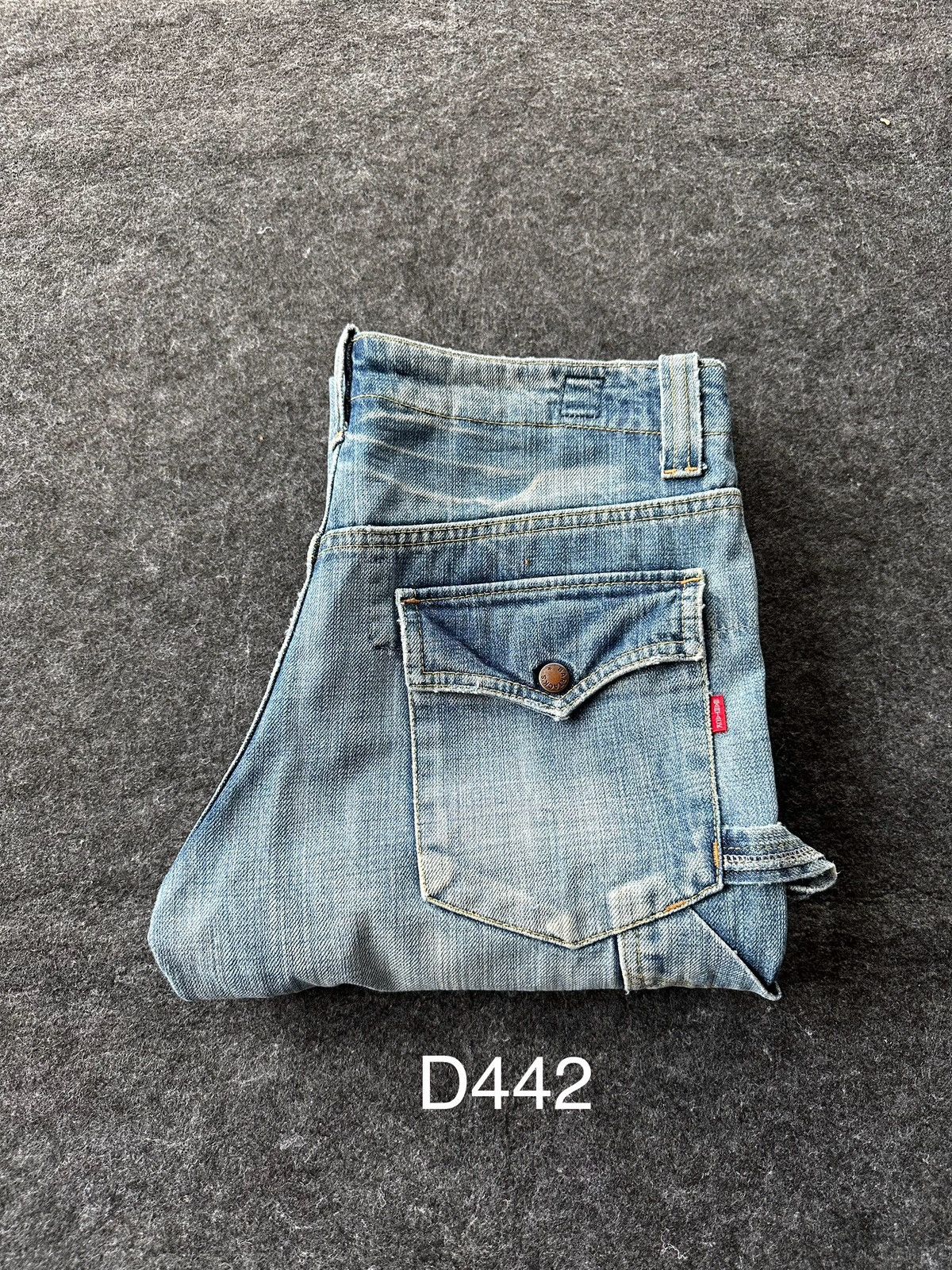 Beauty Beast × If Six Was Nine × Vintage Vintage Bartack Bushpant Faded Washed Denim D442 Size US 30 / EU 46 - 18 Thumbnail
