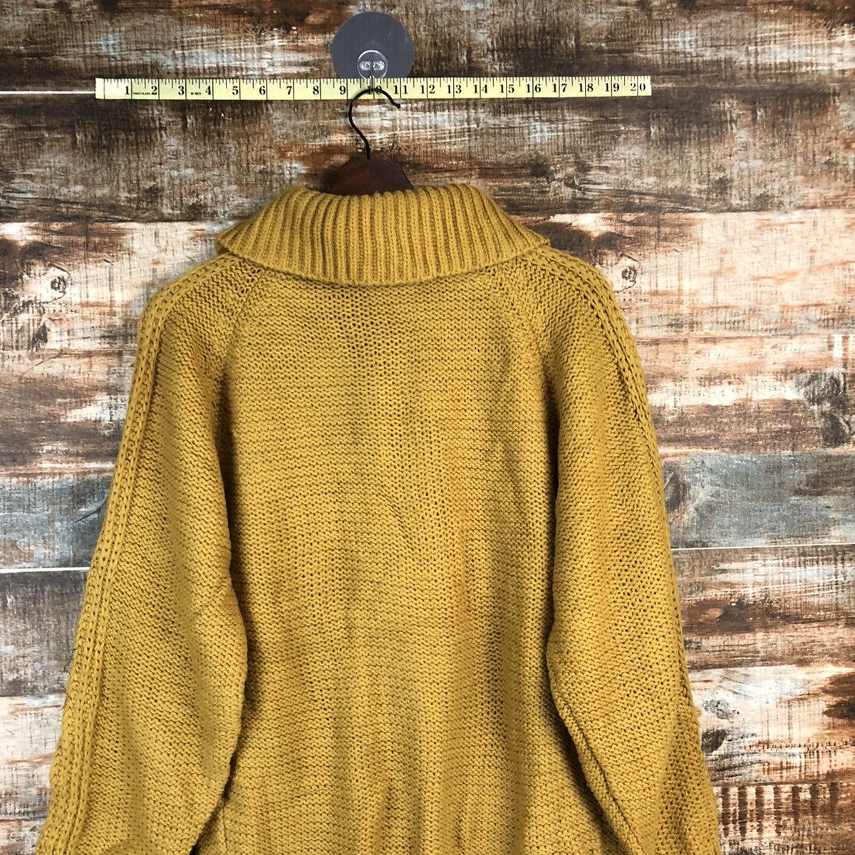 Vintage DL Japanese Brand Yellow Cardigan Knitwear #C606 Size US L / EU 52-54 / 3 - 10 Thumbnail