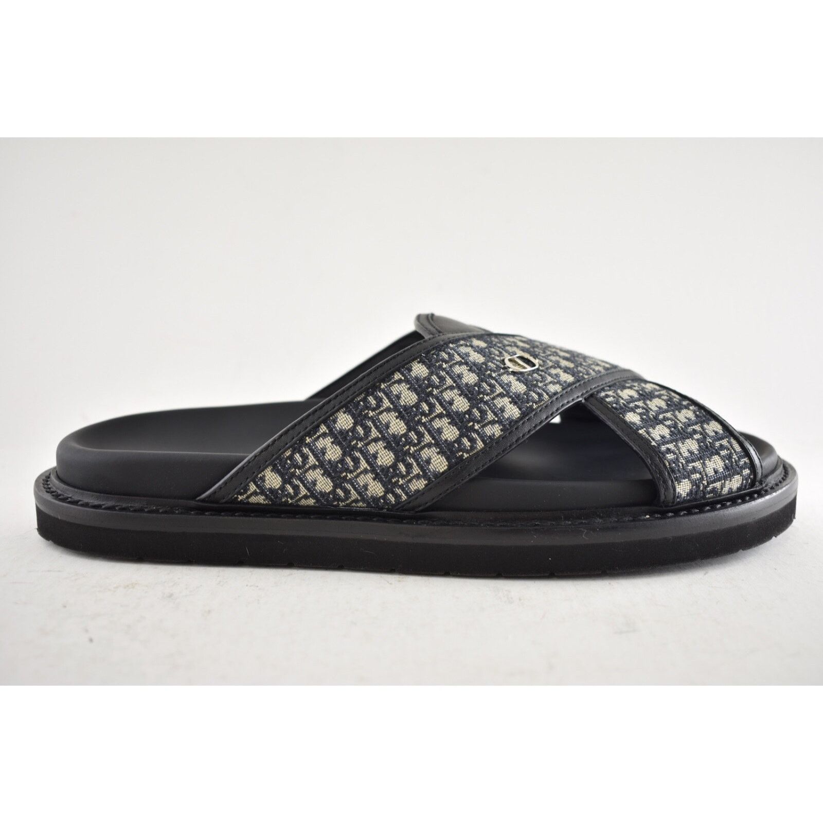 Dior Dior Mens Aqua Oblique Jacquard Logo Slide Slip On 42 9 Size US 9 / EU 42 - 2 Thumbnail