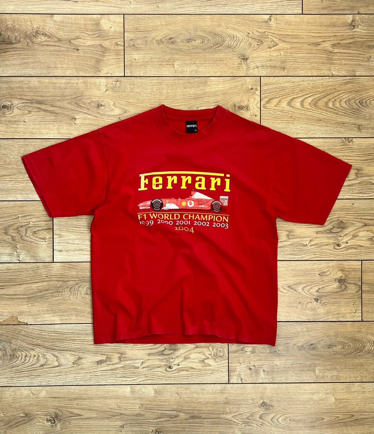 Ferrari 2004 Scuderia Ferrari F1 world champions tee Size US XL / EU 56 / 4 - 1 Thumbnail