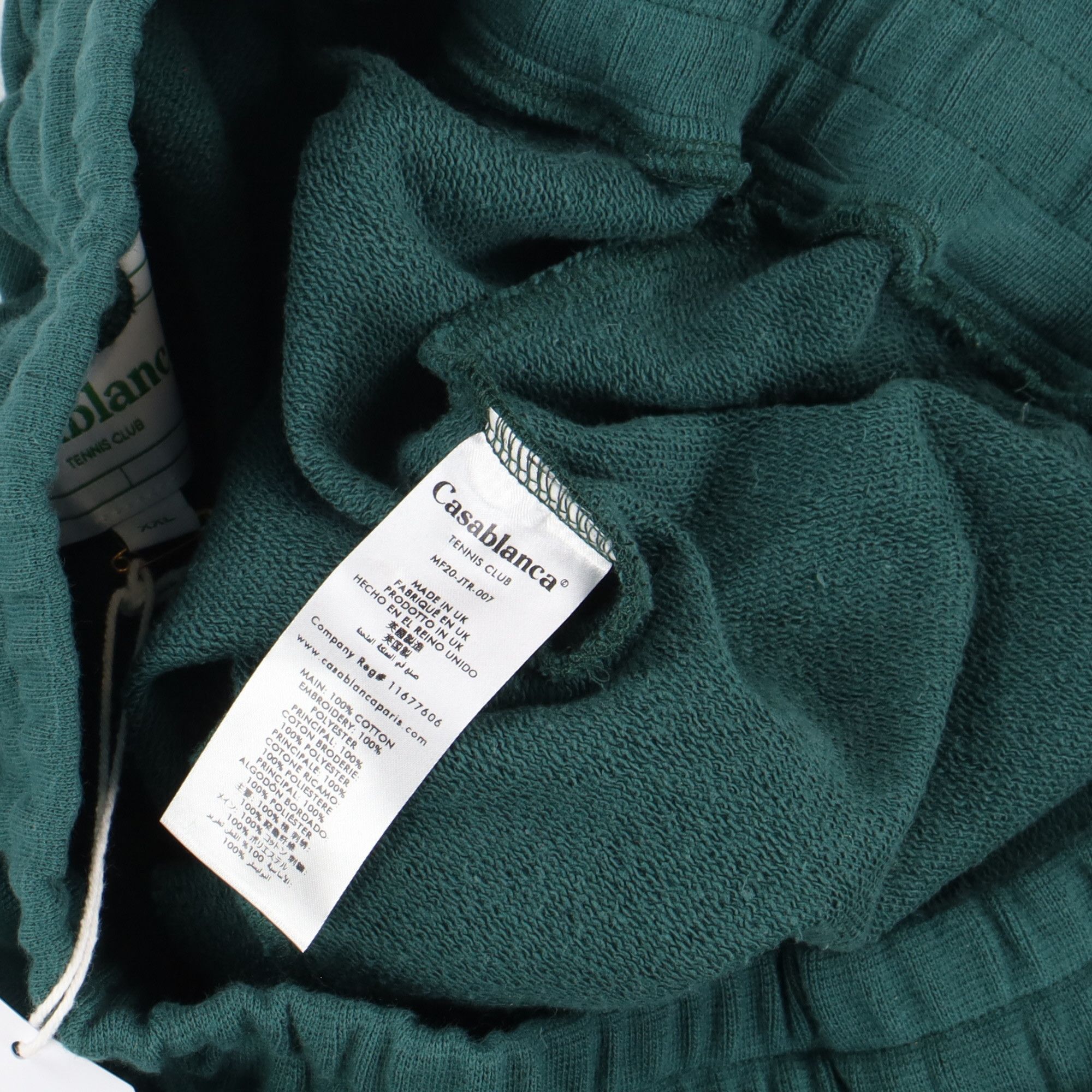 Casablanca Green Embroidered La Fleur D'Oranger Sweatpants Size 38" / US 16 / IT 52 - 4 Thumbnail