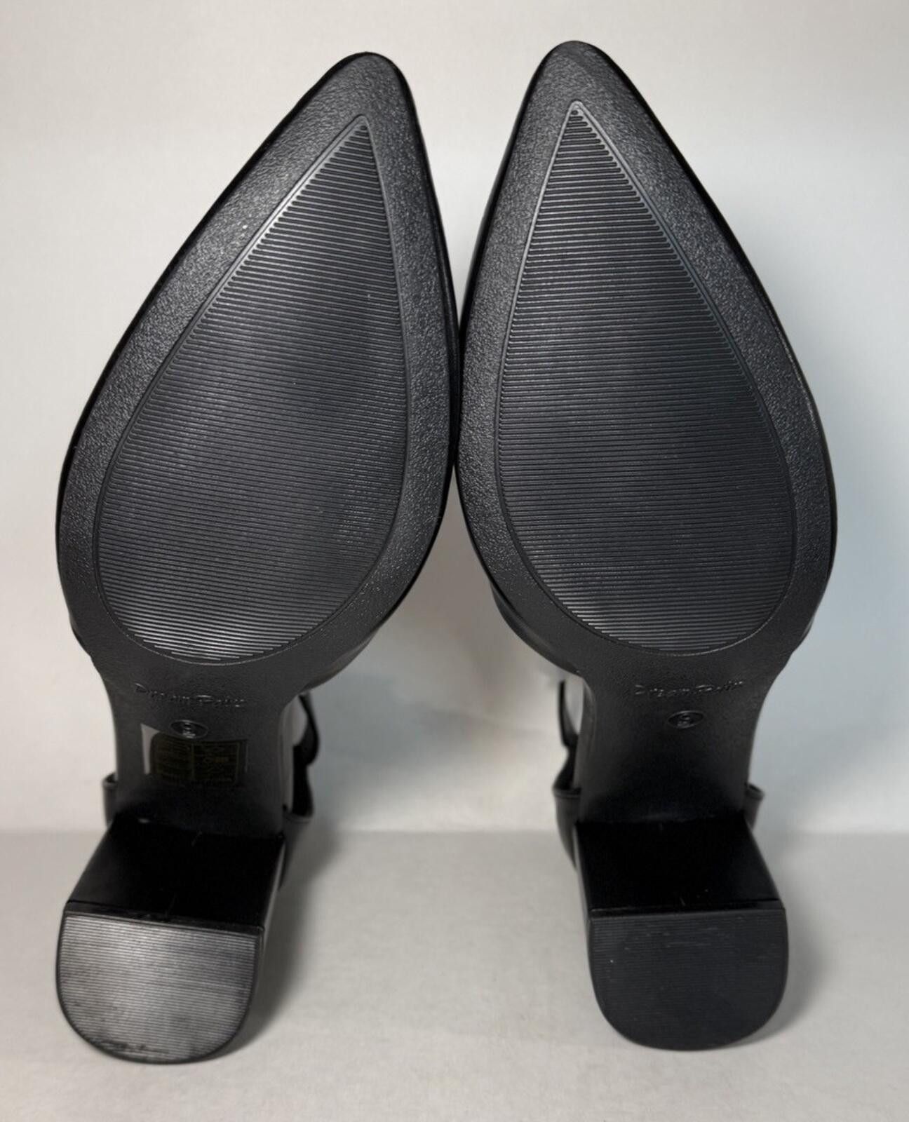 Other DREAM PAIR Pointed Toe Chunky Mid Heel Pumps Ankle Black Size US 9 / IT 39 - 5 Thumbnail