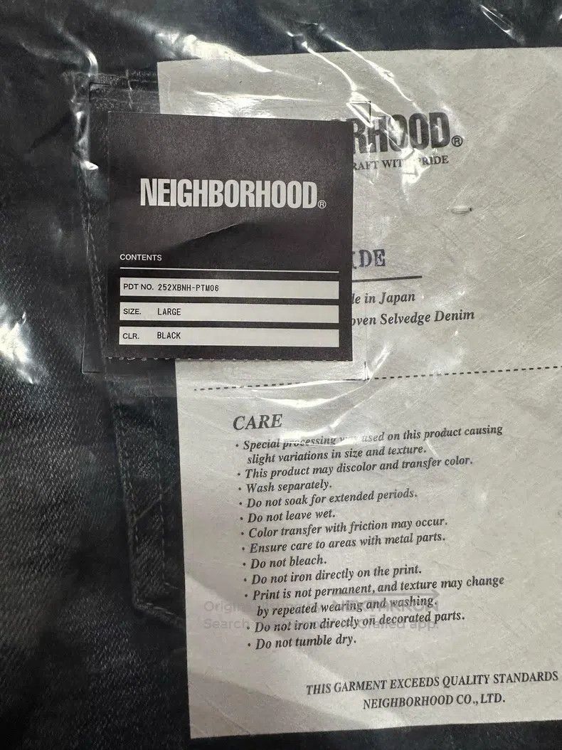 Neighborhood Neighborhood size L Basic Washed Denim Jeans - Blue Size US 27 - 6 Thumbnail