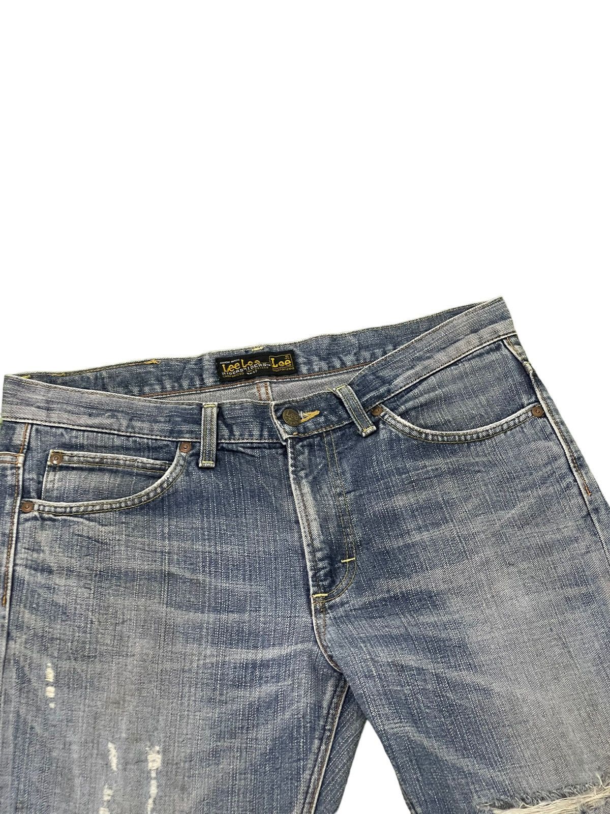 Hysteric Glamour × Japanese Brand Flare Jeans Lee Japan Faded Distress Boot Cut 8🟦2 Size US 35 - 10 Thumbnail
