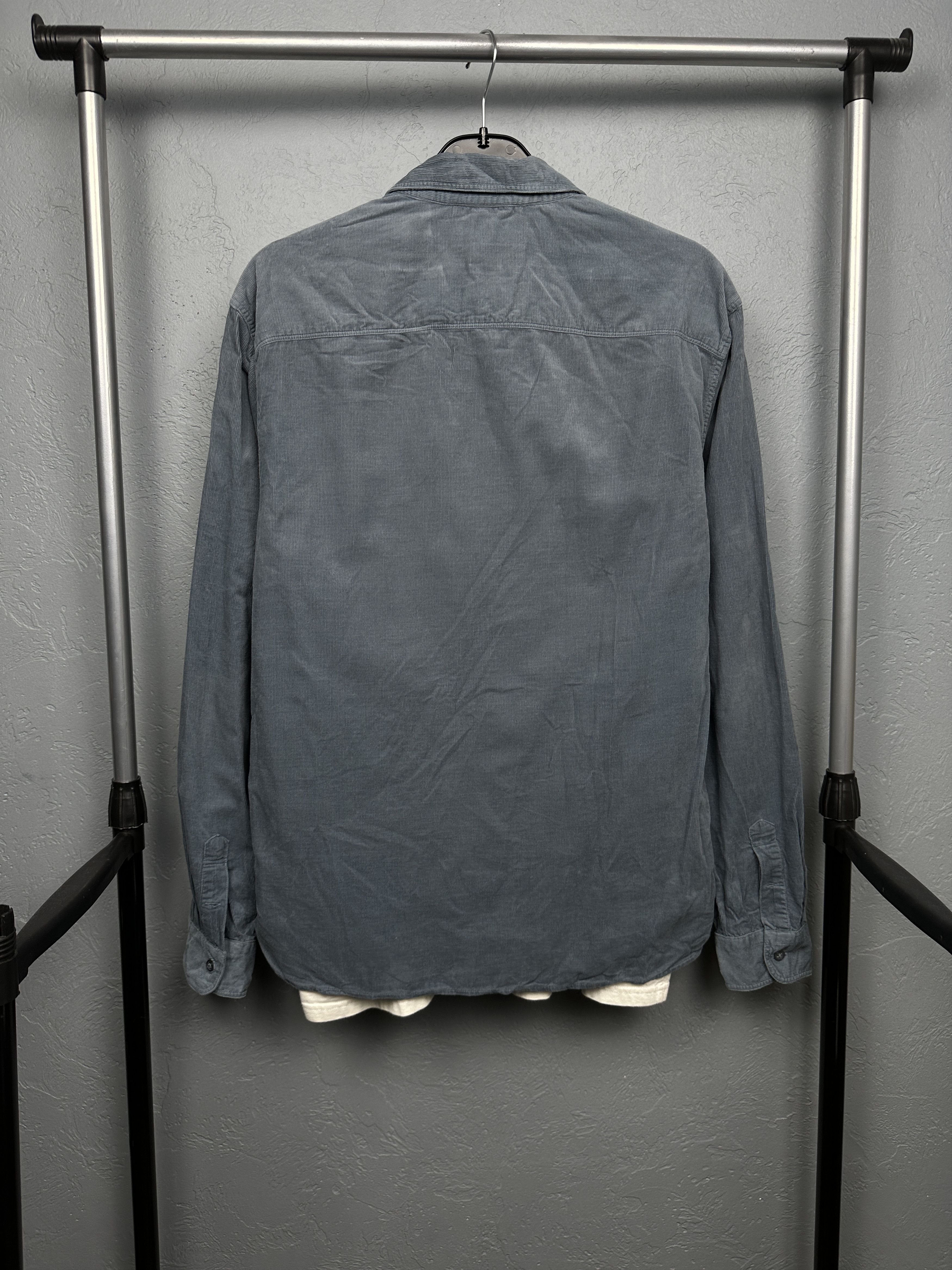 Allsaints × Flannel Allsaints Mens Birchwood Corduroy Flannel Shirt Size US M / EU 48-50 / 2 - 6 Thumbnail