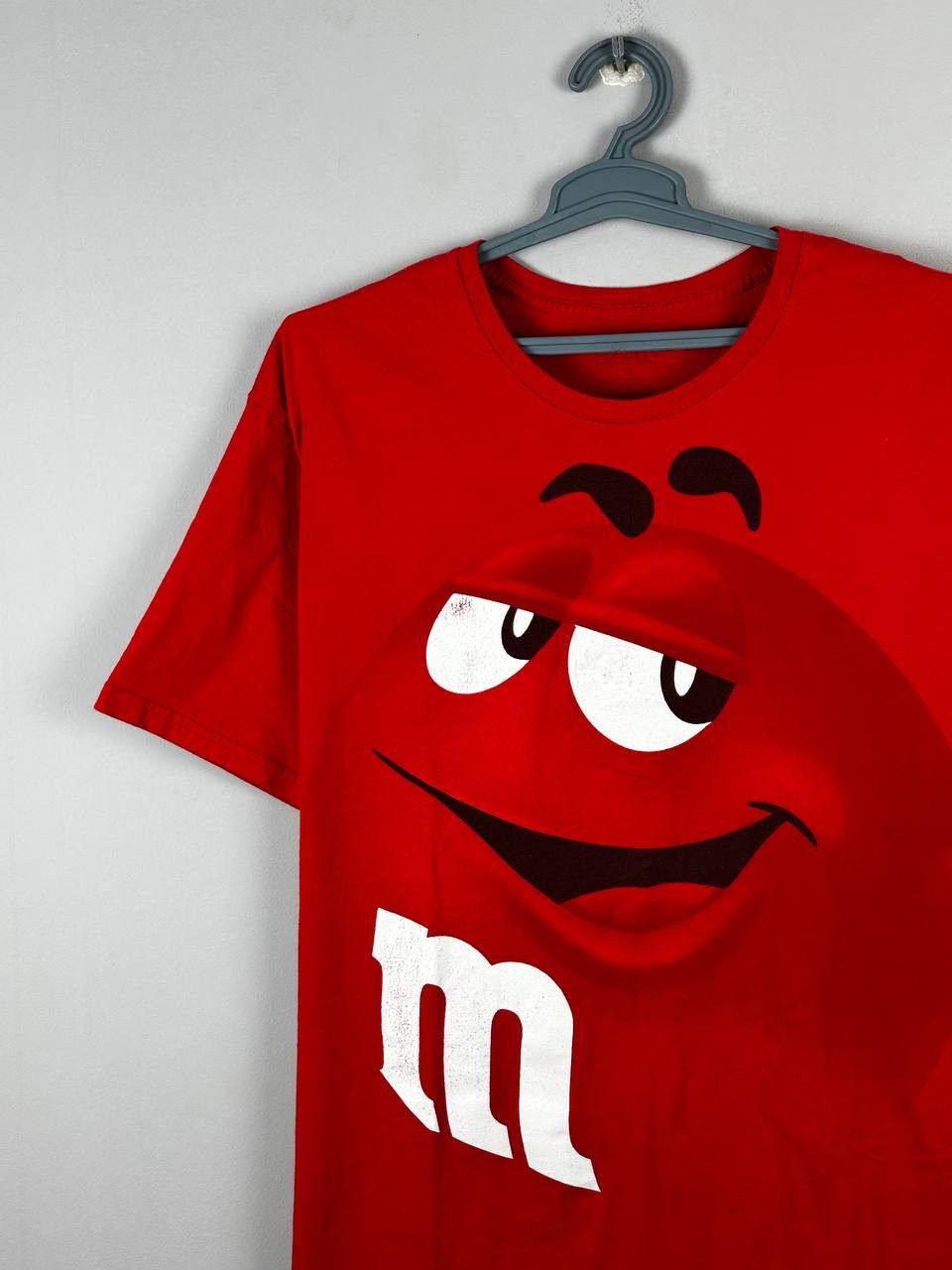 Vintage Vintage M&Ms Big Logo Red Candy Shirt Size US XL / EU 56 / 4 - 3 Thumbnail