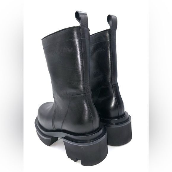 Rick Owens RICK OWENS BLACK BOGUN BOOTS Size US 7 / EU 40 - 6 Thumbnail