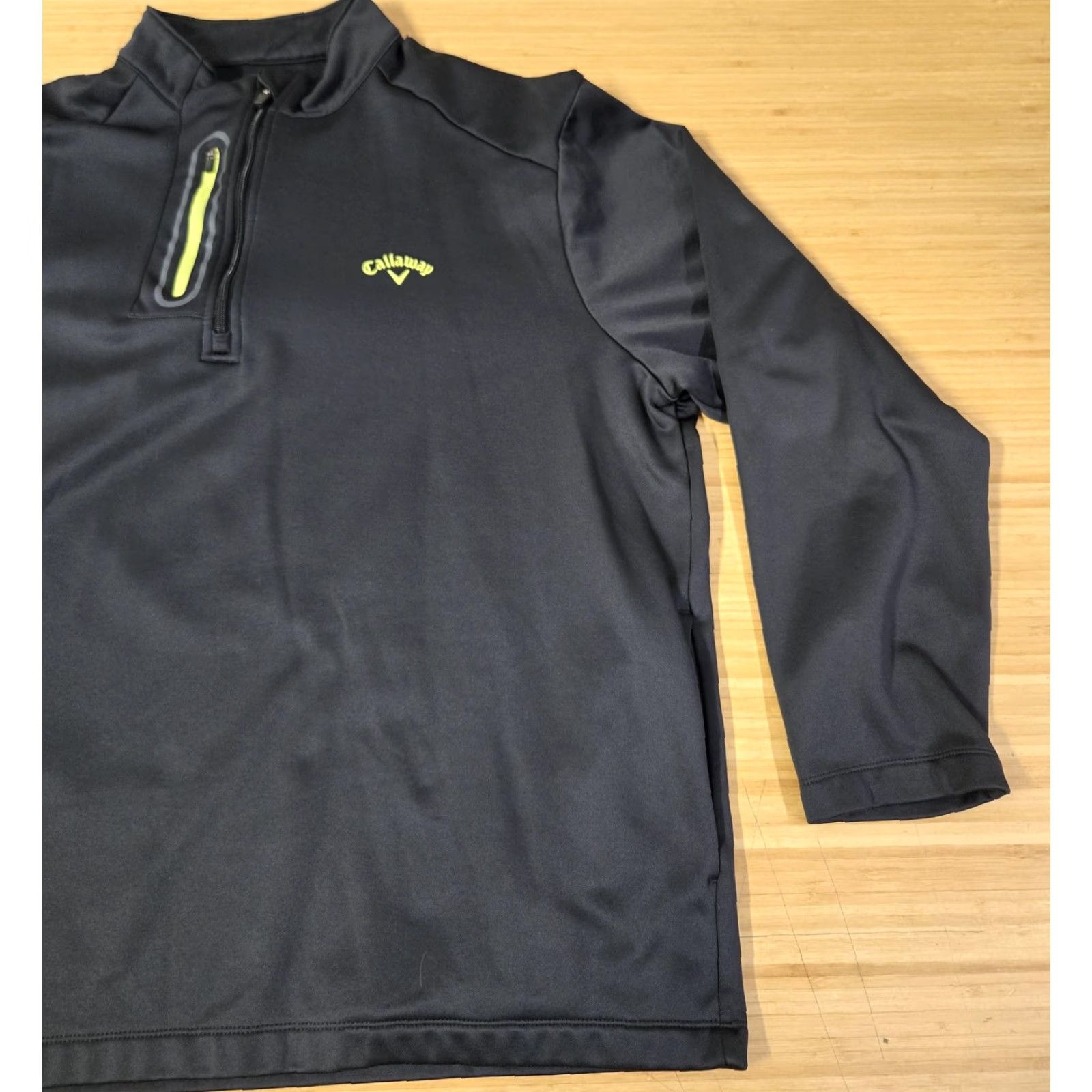 Callaway Callaway Pullover Mens 2XL Black Quarter Zip Golf Performance Fleece Lined Soft Size US XXL / EU 58 / 5 - 2 Thumbnail
