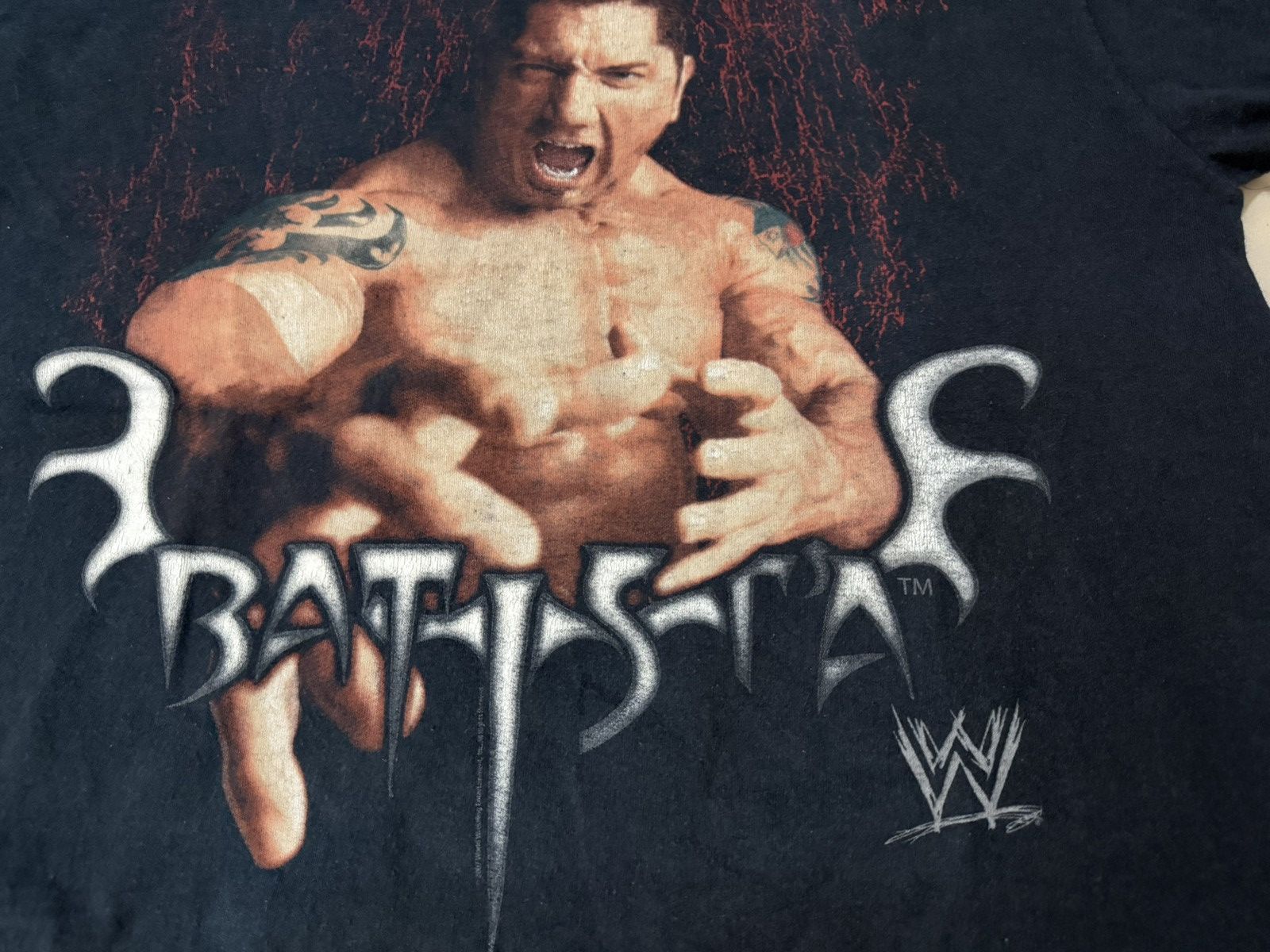 WWE Vintage 00s WWE Batista T-Shirt WWF Size US L / EU 52-54 / 3 - 4 Thumbnail