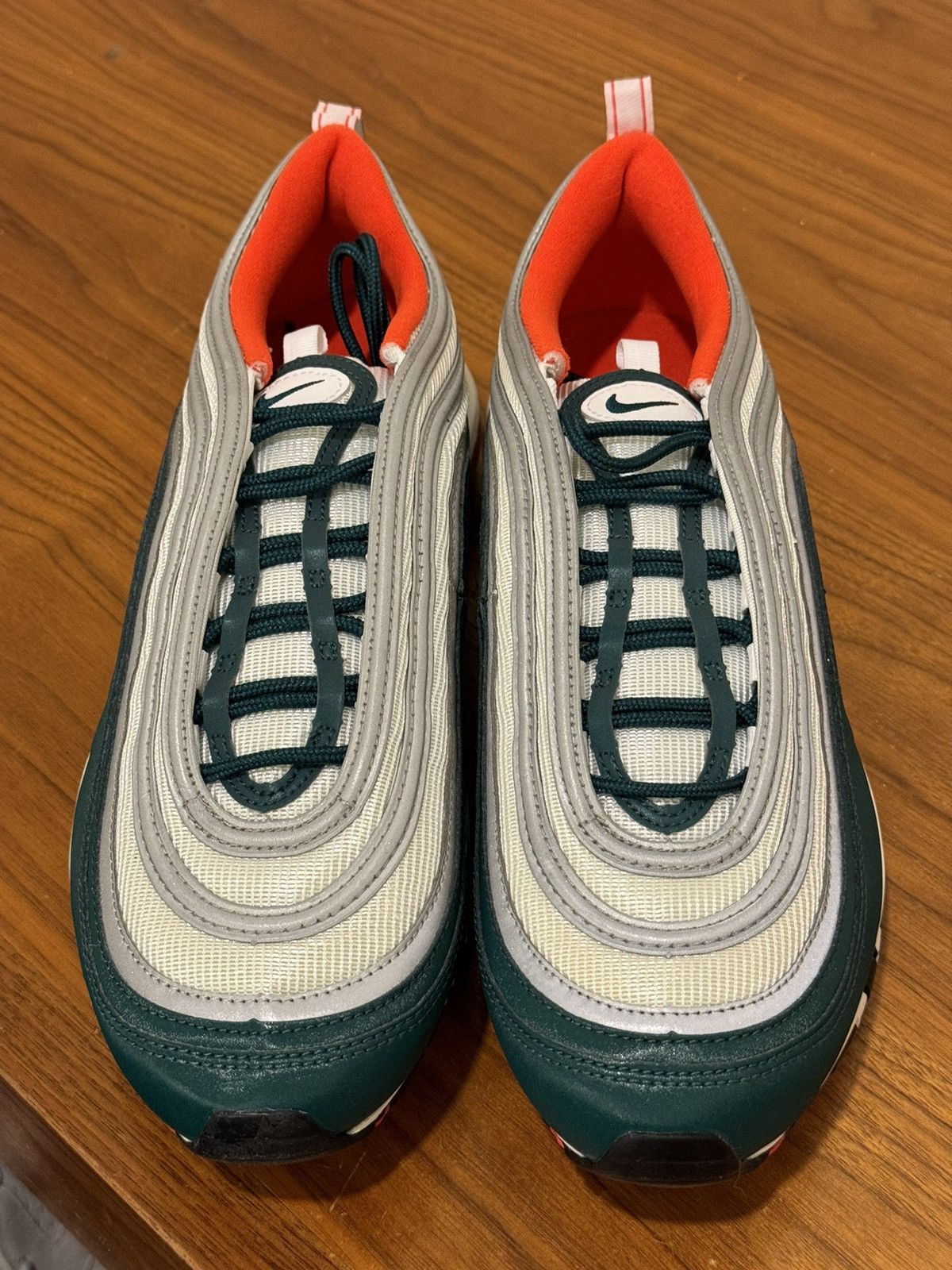 Nike Nike Air Max 97 ‘Rainforest Team Orange’ Size US 11.5 / EU 44-45 - 2 Thumbnail