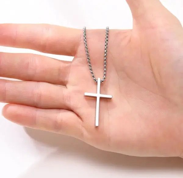 Other Retro punk necklace cross chain rock gothic style Size ONE SIZE - 4 Thumbnail