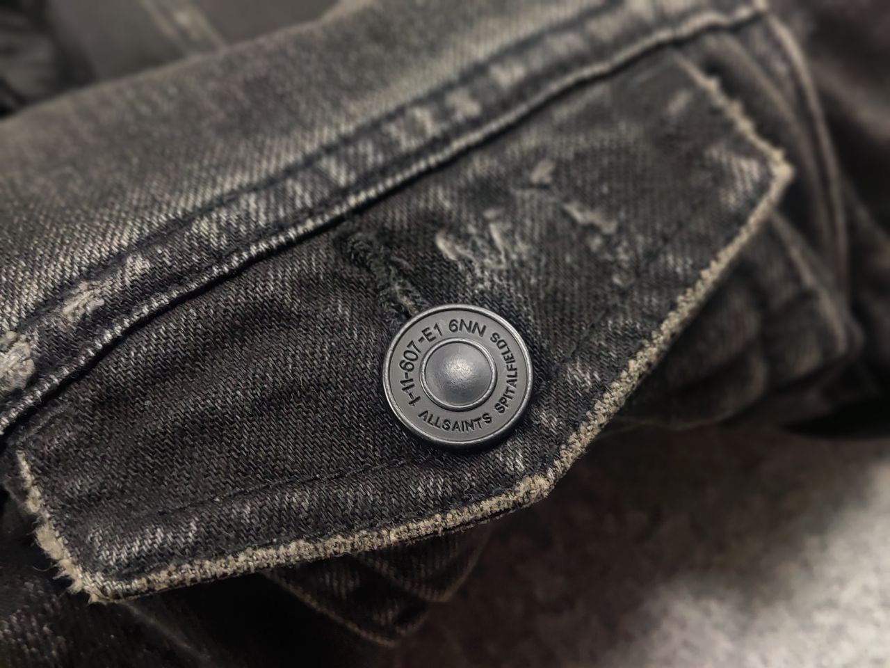 Allsaints Allsaints donlington Distressed Denim Jacket Washed Black Size US S / EU 44-46 / 1 - 13 Thumbnail