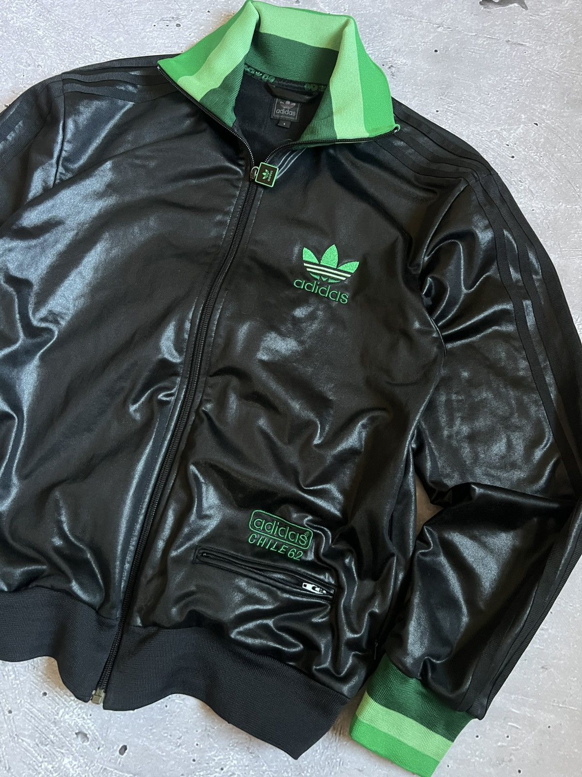 Adidas Vintage O0s Adidas Chile 62 Track Retro Jacket Wax Style S Size US S / EU 44-46 / 1 - 3 Thumbnail