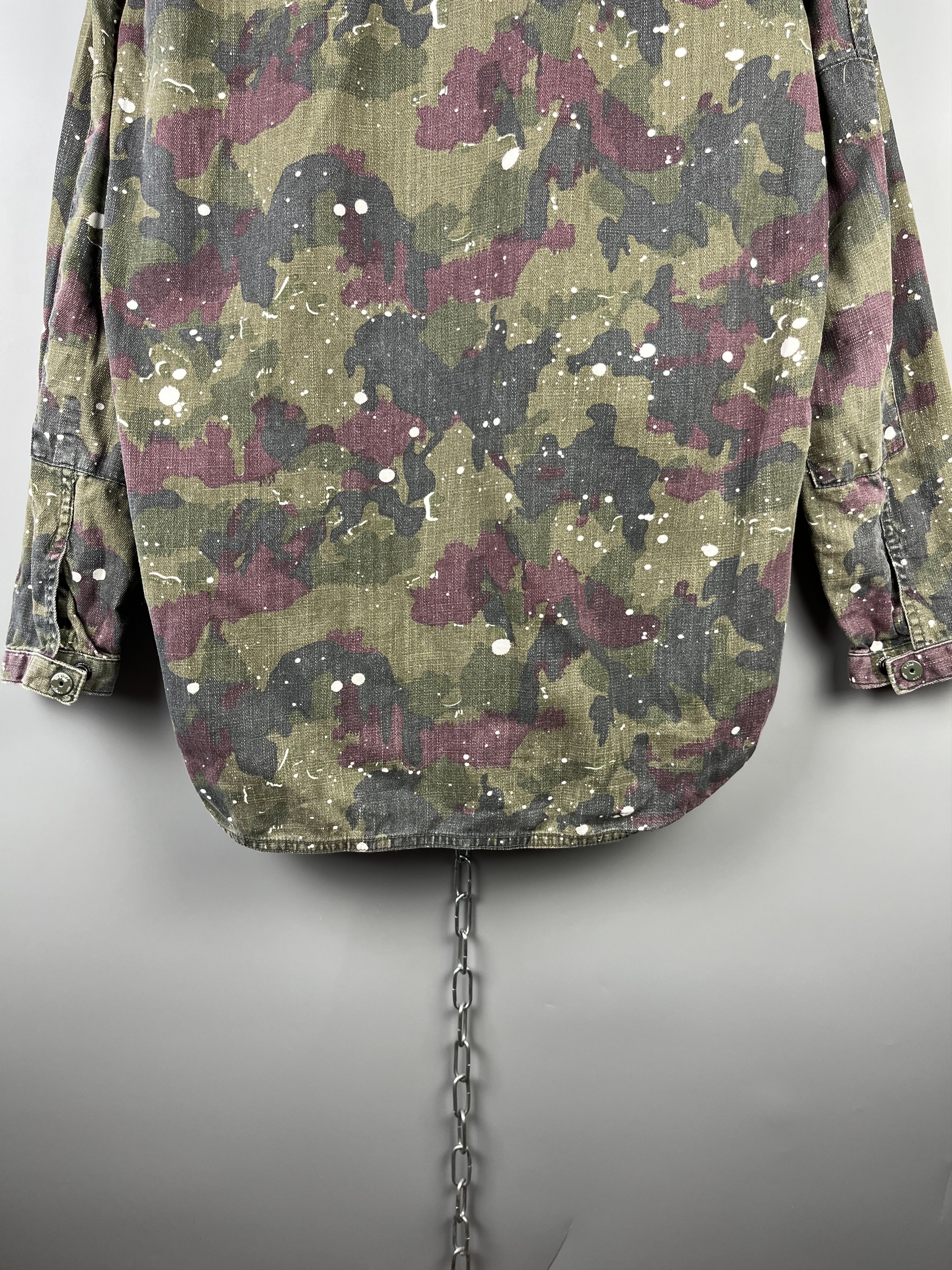 G-Star G Star Raw Painted Zip Casual Long Sleeve Shirt Size US M / EU 48-50 / 2 - 12 Thumbnail