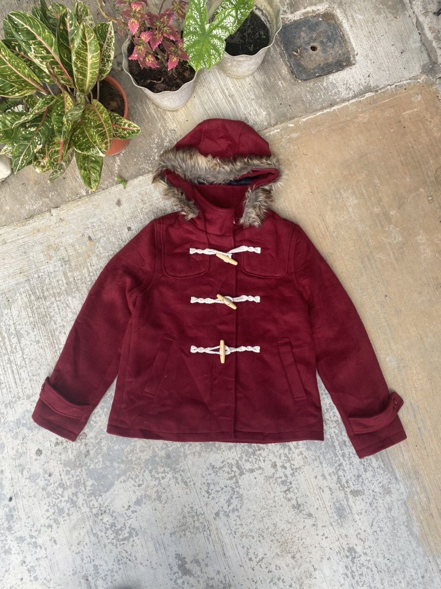 If Six Was Nine × Japanese Brand Double Focus Fur Hooded Duffle Jacket Size M / US 6-8 / IT 42-44 - 1 Thumbnail