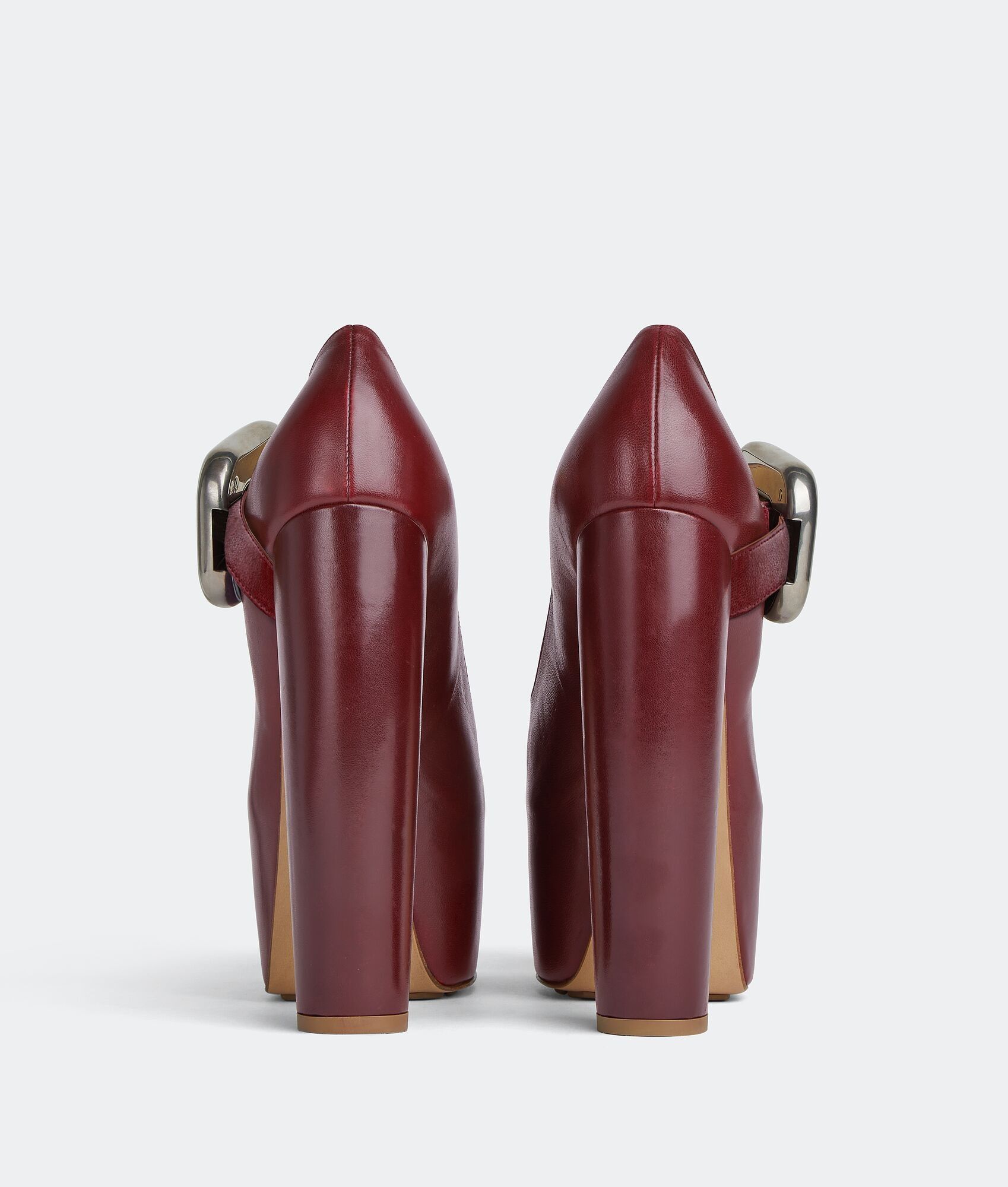 Bottega Veneta o1n1vont1024 Mostra Mary-Jane Pumps in Cherry Size US 6.5 / IT 36.5 - 4 Thumbnail