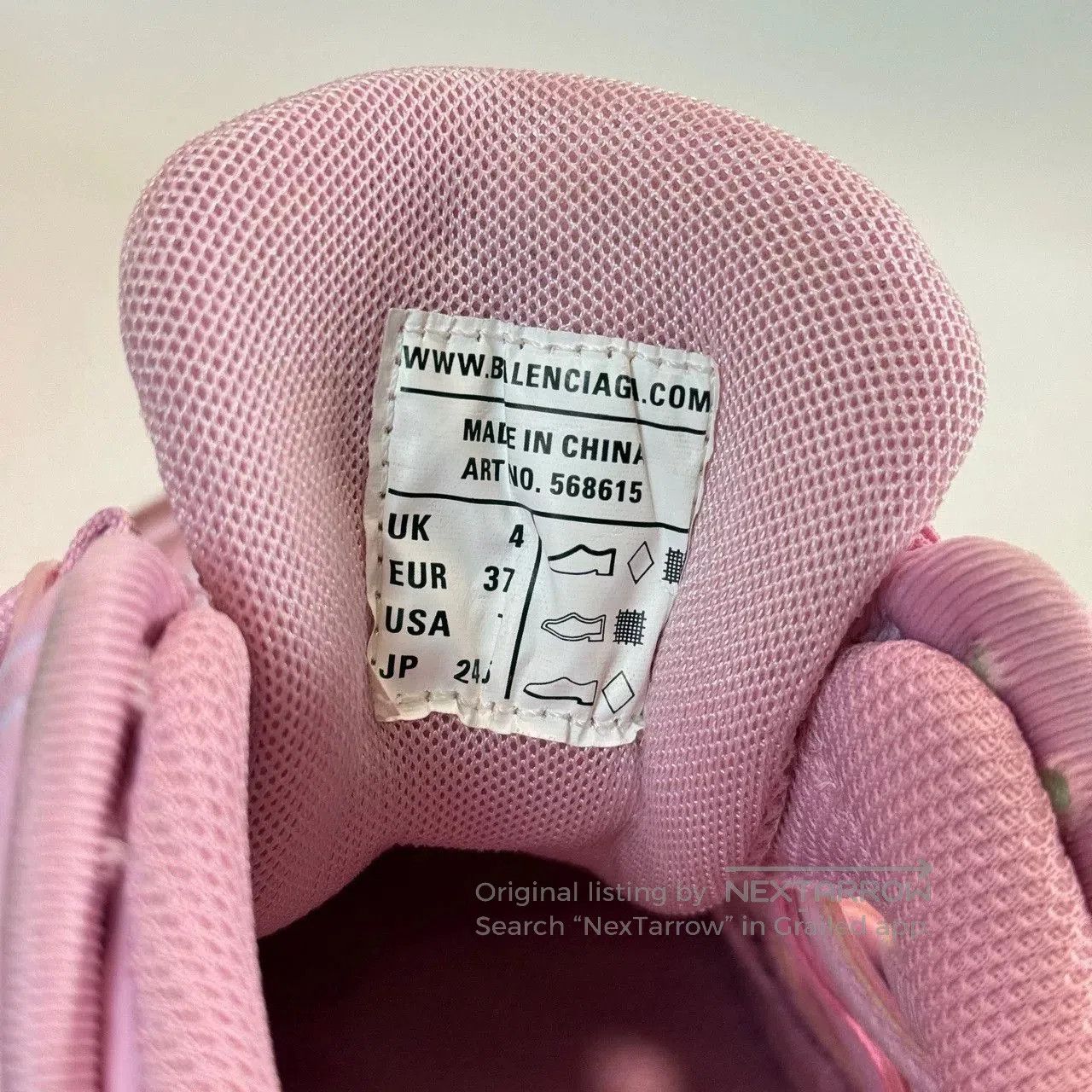Balenciaga balenciaga track 2.0 pink low. Size US 6.5 / IT 36.5 - 5 Thumbnail