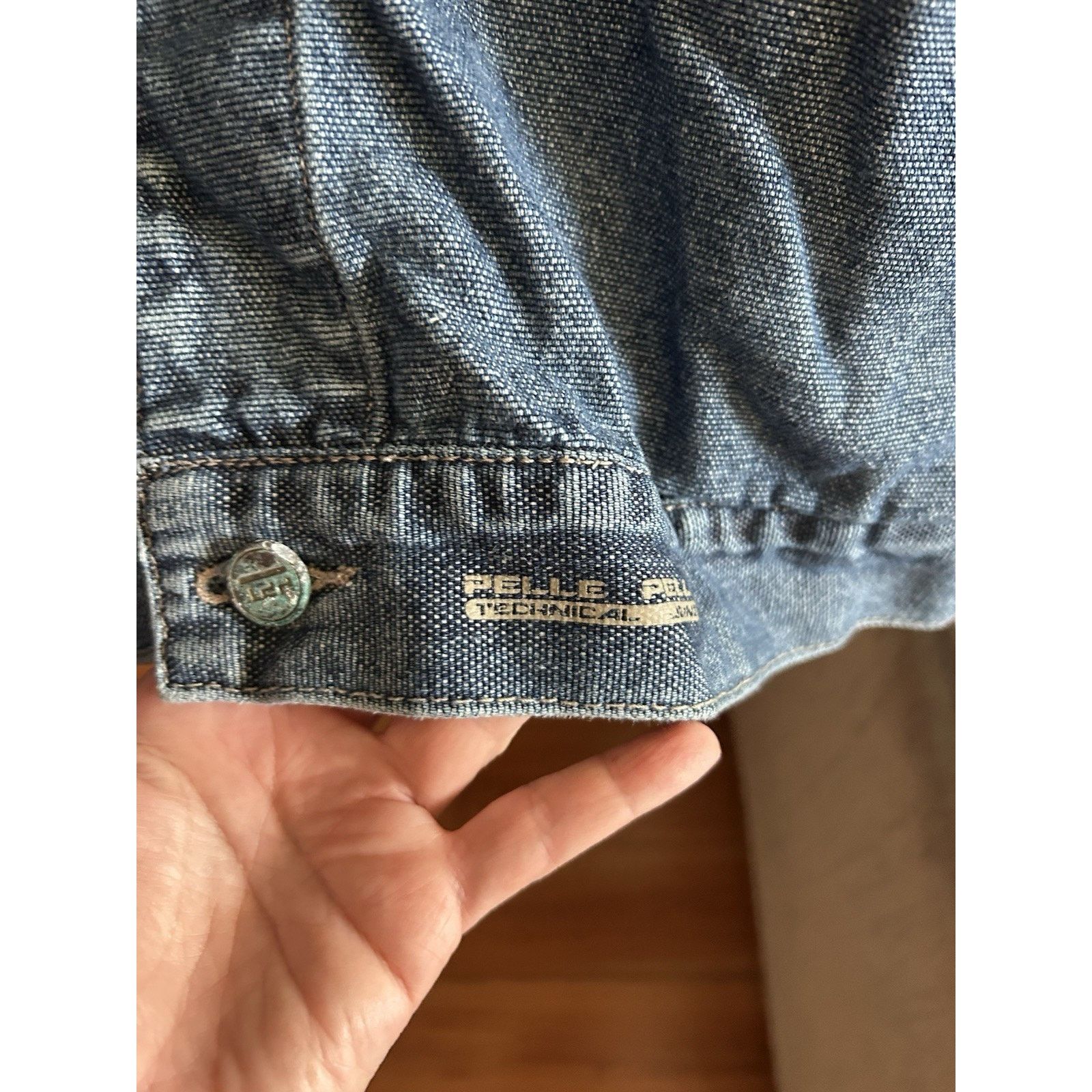 Pelle Pelle PELLE PELLE Marc Buchanan Y2K Denim Jacket XXL Blue Trucker Size US XXL / EU 58 / 5 - 7 Thumbnail