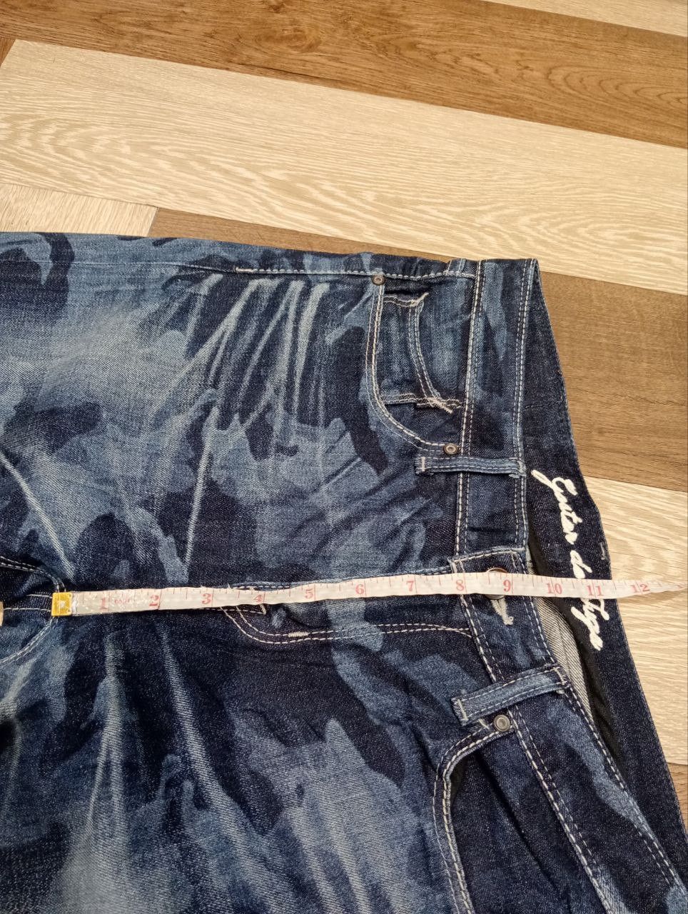 GOSTAR DE FUGA JAPANESE GOSTAR DE FUGA BLUE DENIM JEANS Size US 33 - 17 Thumbnail