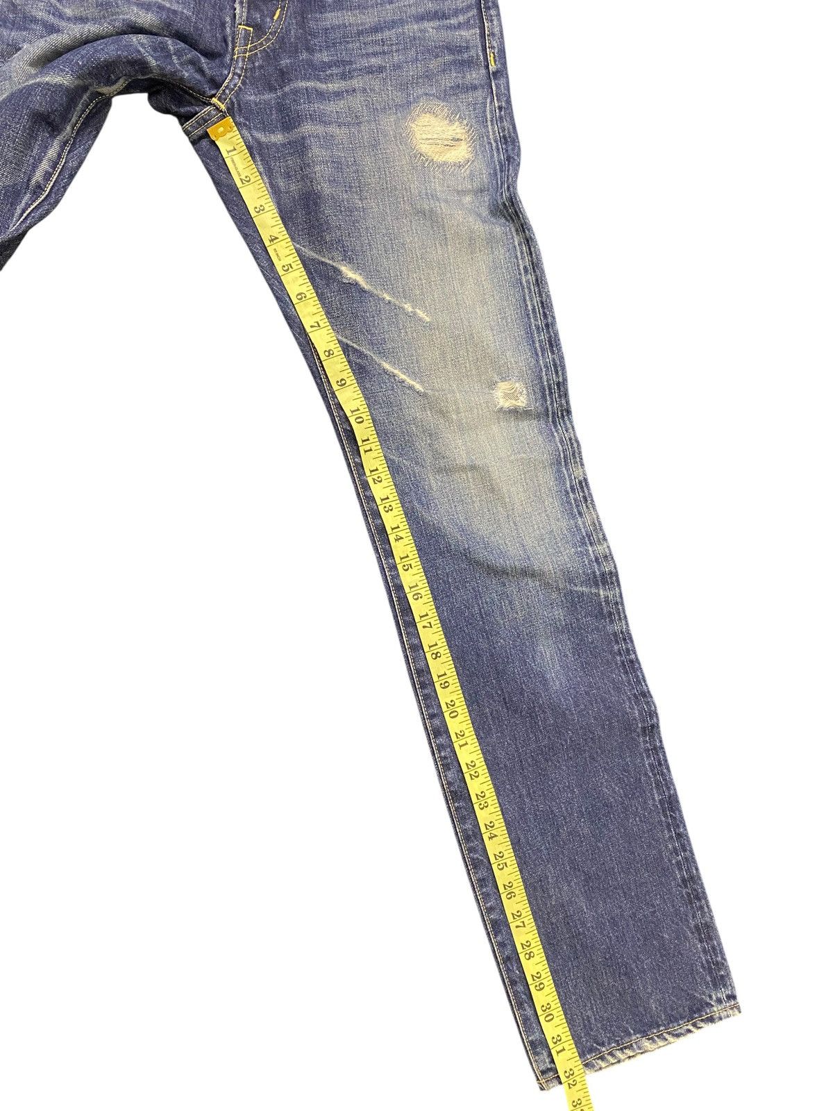 Hysteric Glamour Hysteric Glamour Distressed Stud Denim Size US 30 / EU 46 - 14 Thumbnail