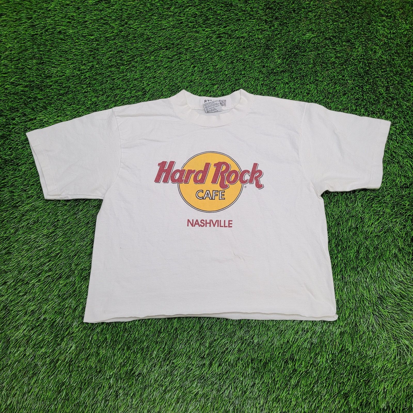 Hard Rock Cafe Vintage Hard-Rock Cafe Crop-Top Shirt Womens Large 20x20 Size L / US 10 / IT 46 - 1 Thumbnail