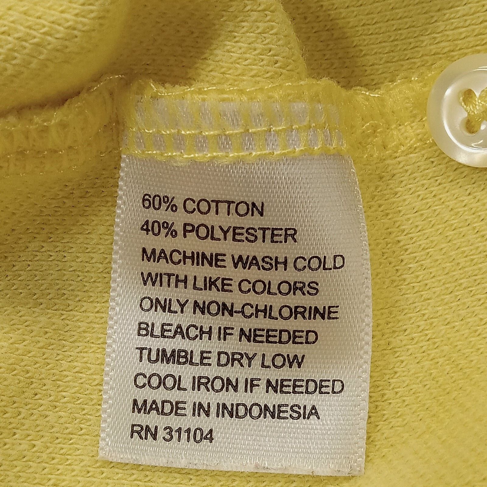 Saddlebred Saddlebred Shirt 2XL Men's Perfect Polo 2 Button Yellow Size US XXL / EU 58 / 5 - 5 Thumbnail