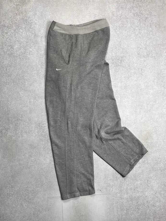 Nike × Vintage ⚡️QUICK SALE⚡️VINTAGE NIKE SWOOSH COTTON SWEATPANTS Y2K M Size US 32 / EU 48 - 1 Thumbnail