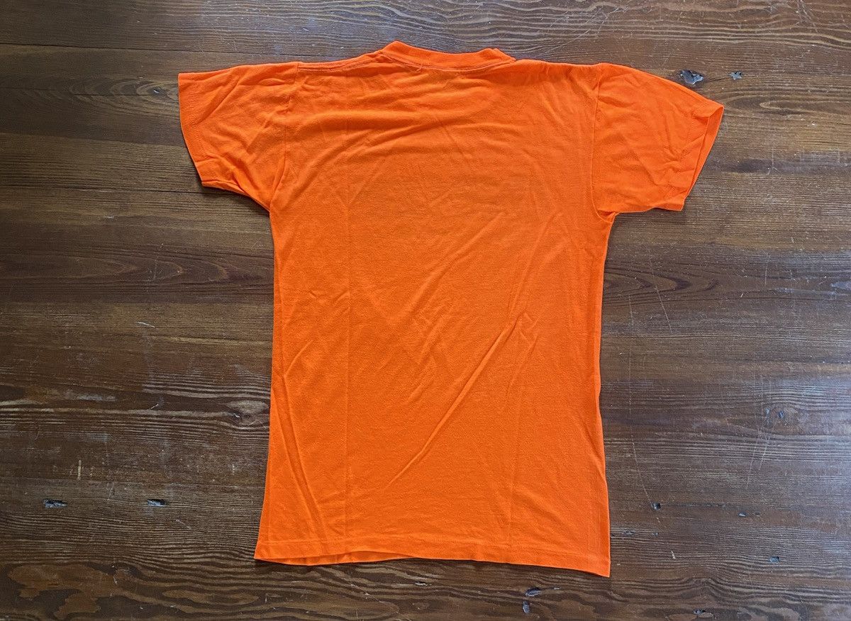 Vintage Vintage 80’s Gear Racewear Moto Orange Single Stitch Tee Size US XXS / EU 40 - 11 Thumbnail