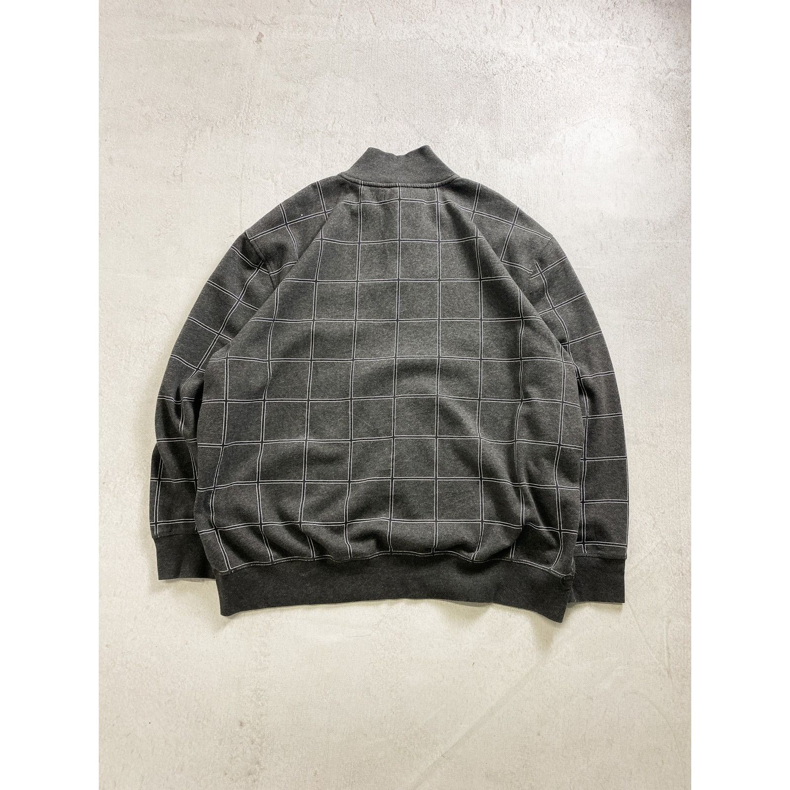 Nautica Vintage 00s Nautica Grey 1/4 Zip Sweatshirt - Men's 3XL Size US XXL / EU 58 / 5 - 2 Thumbnail