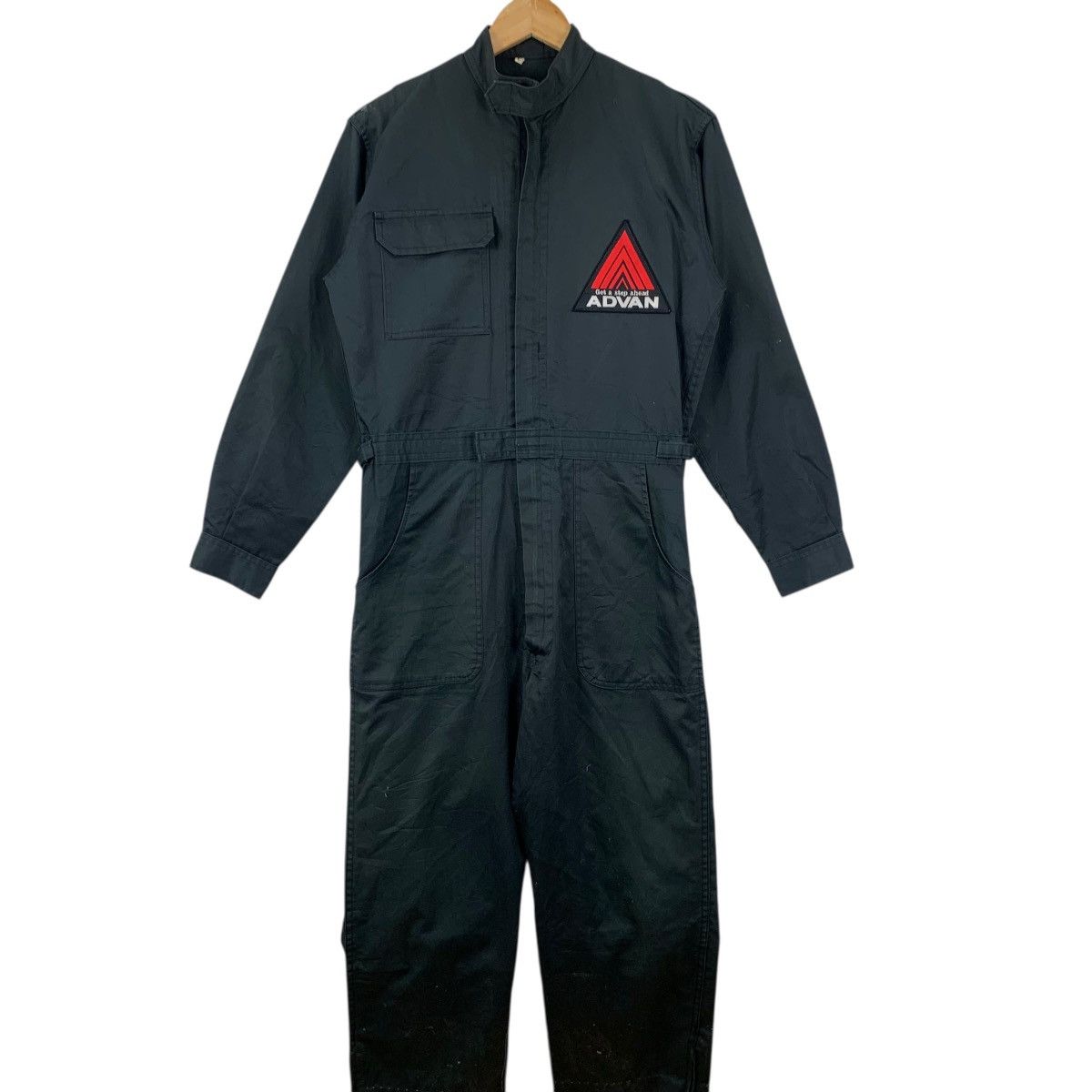Vintage Vintage ADVAN RACING TEAM Mechanic Engineer Jumpsuits Wear Size US 34 / EU 50 - 4 Thumbnail