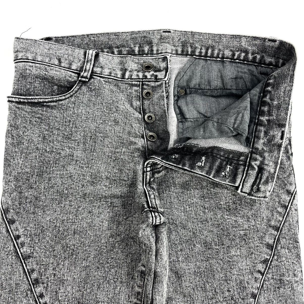5351 POUR LES HOMMES × Beauty Beast × Designer 1990s 5351 Pour les Hommes Patchworks Lgb Goa Flared Jeans Size US 30 / EU 46 - 4 Thumbnail
