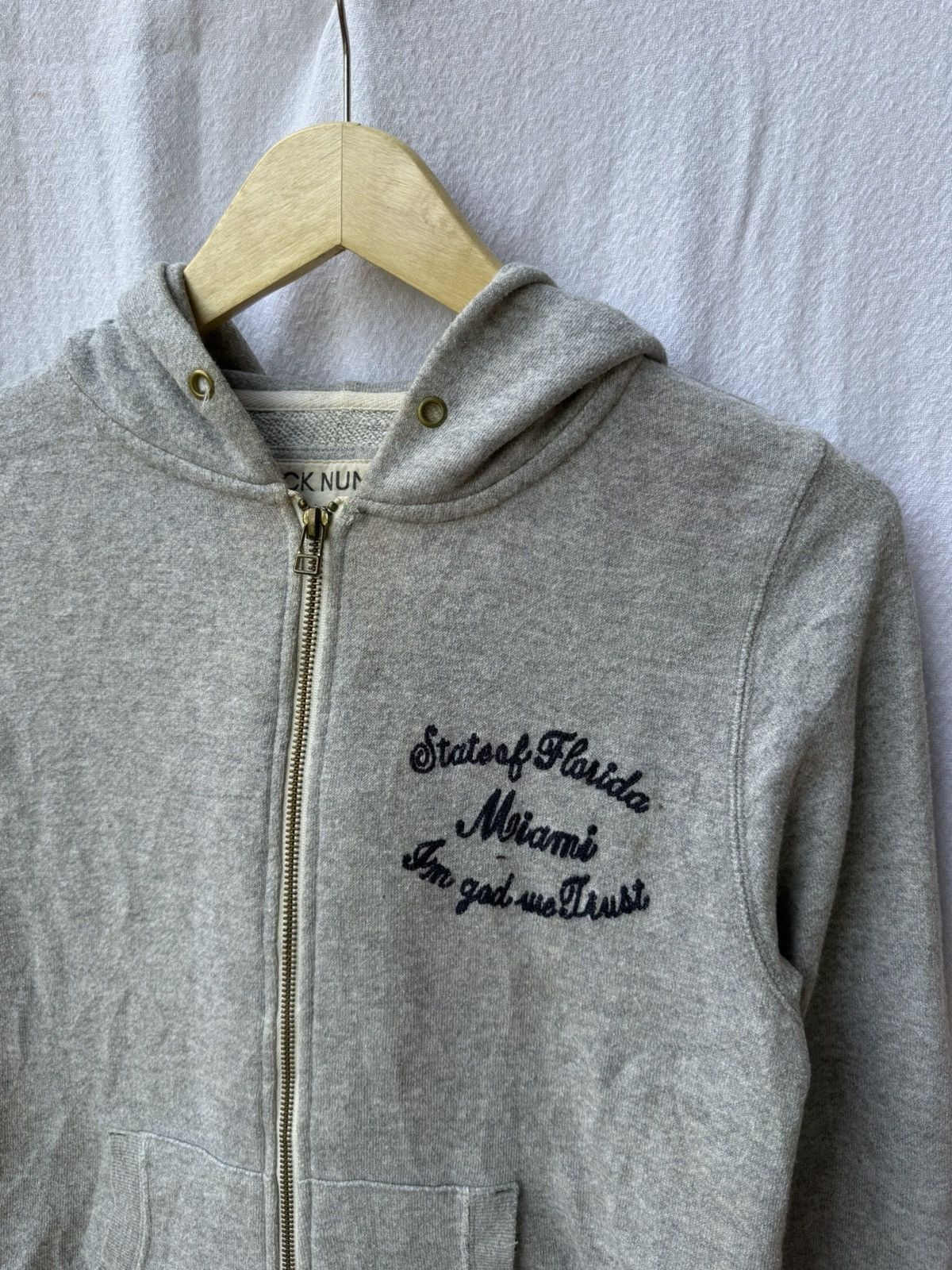 Japanese Brand Back number florida patch hoodie Size US M / EU 48-50 / 2 - 4 Thumbnail