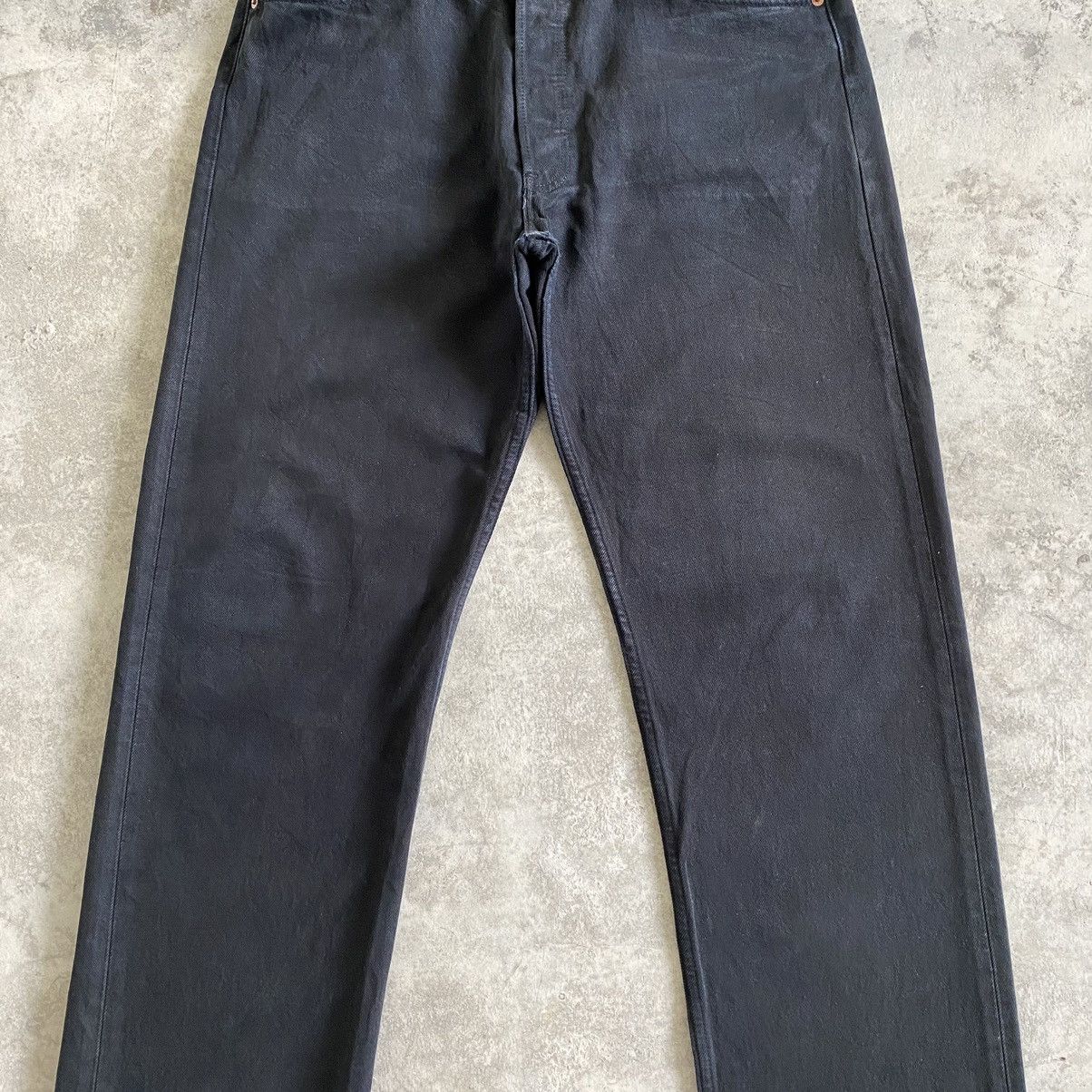 Levi's Vintage 1997 Levis 501 Black Denim Jeans Size US 34 / EU 50 - 2 Thumbnail