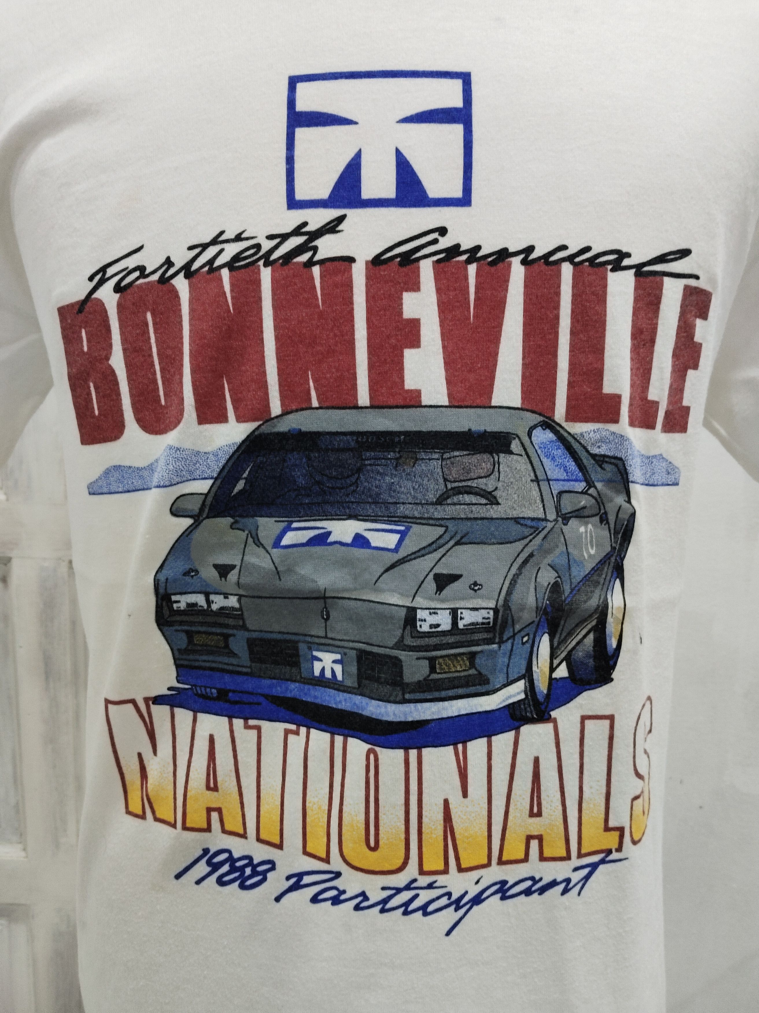 Boneville × Vintage Vintage 80s Tuneup Master Bonneville Racing Tshirt Size US L / EU 52-54 / 3 - 3 Thumbnail