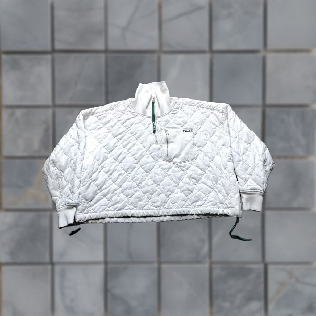 RLX Ralph Lauren RLX Ralph Lauren Golf Jacket Mens Small White Quilted 1/2 Zip Pullover Insulated Size US S / EU 44-46 / 1 - 1 Thumbnail