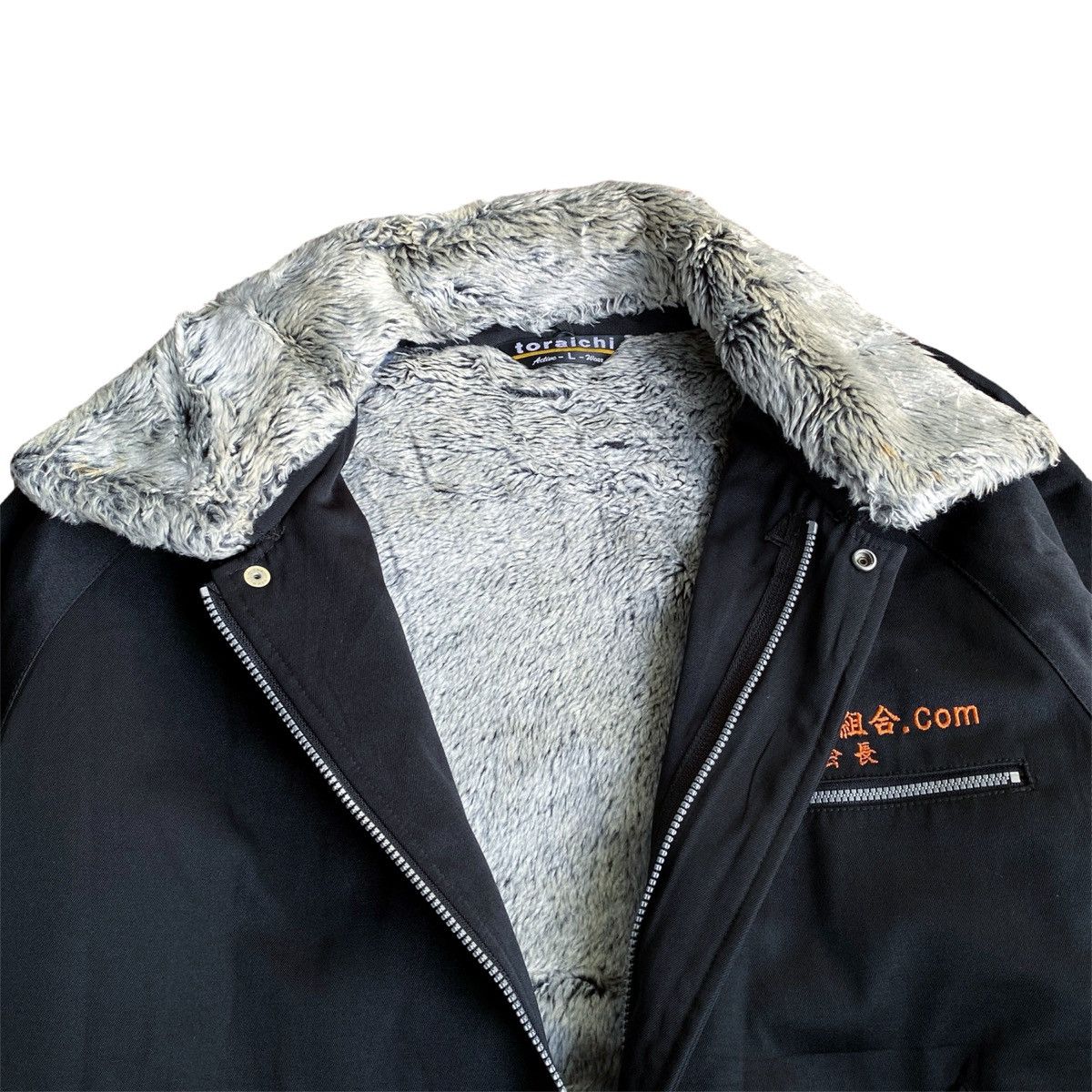 Avirex × Japanese Brand × Vintage Rare Vintage Toraichi Fleece Bomber Style Flight Jacket Size US L / EU 52-54 / 3 - 3 Thumbnail