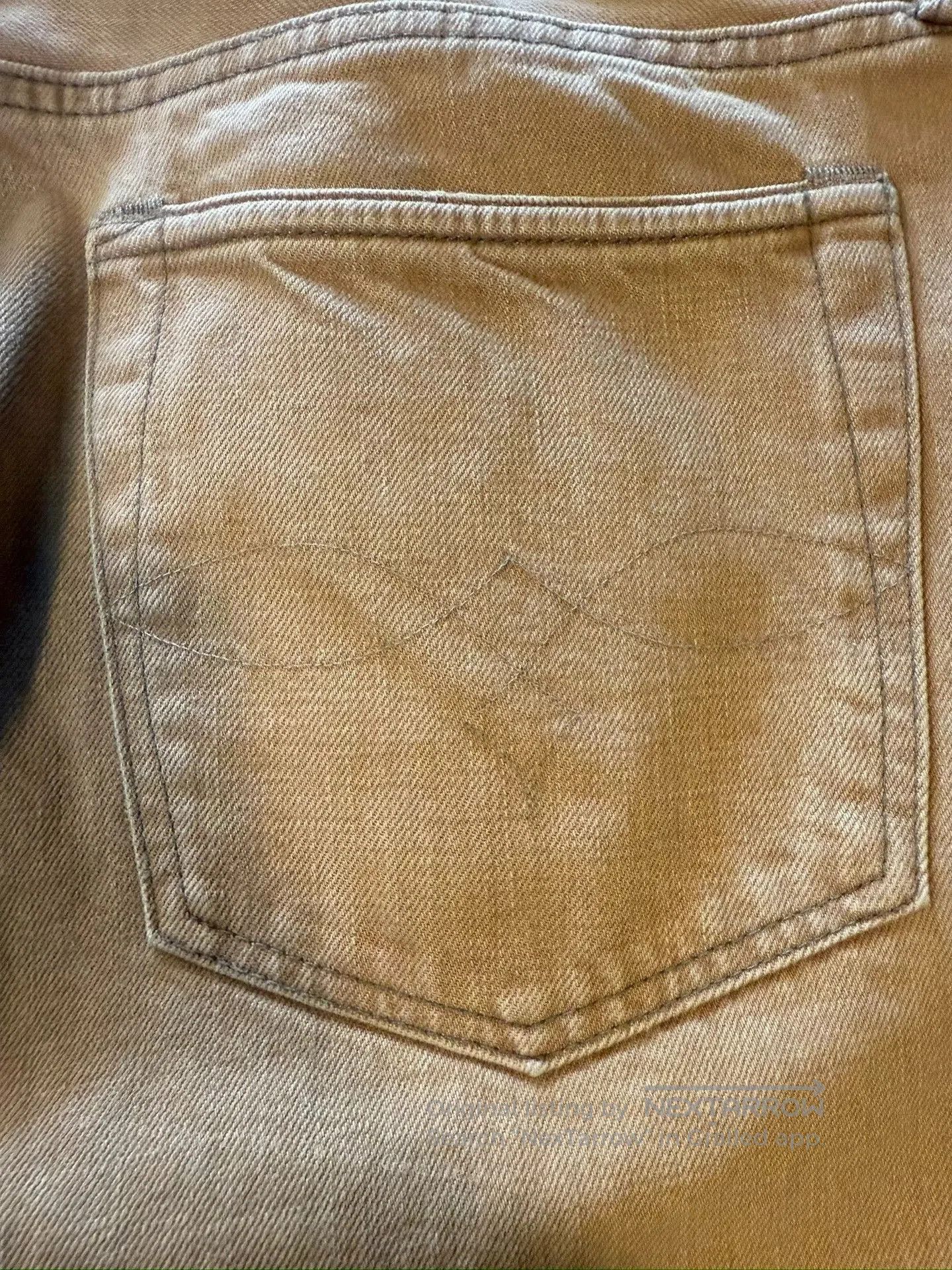 RRL Ralph Lauren RRL Beige Work Pants 36x32. Size US 36 / EU 52 - 4 Thumbnail