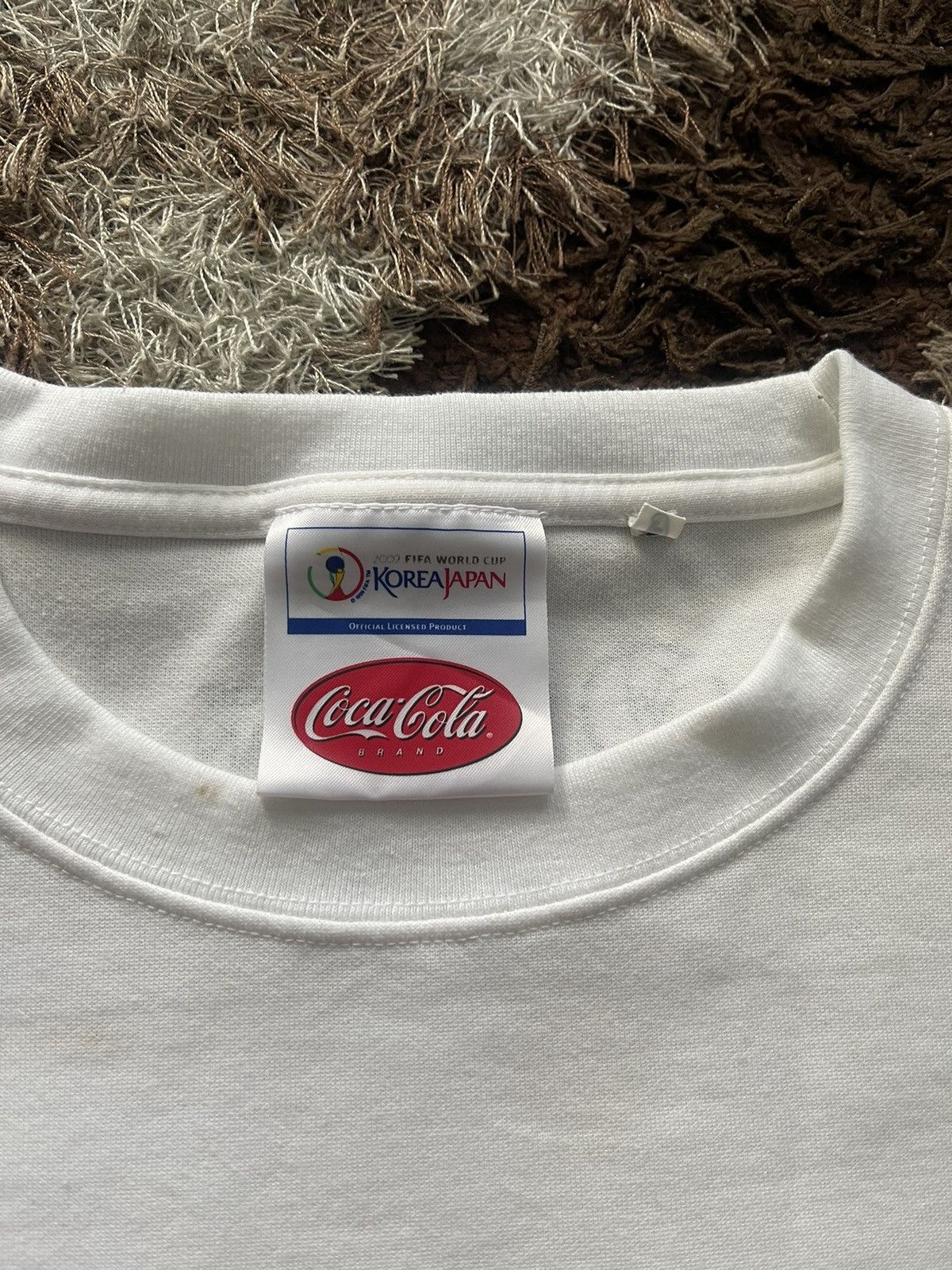 Coca Cola VINTAGE KOREA JAPAN FIFA WORLD CUP TEE Size US M / EU 48-50 / 2 - 4 Thumbnail