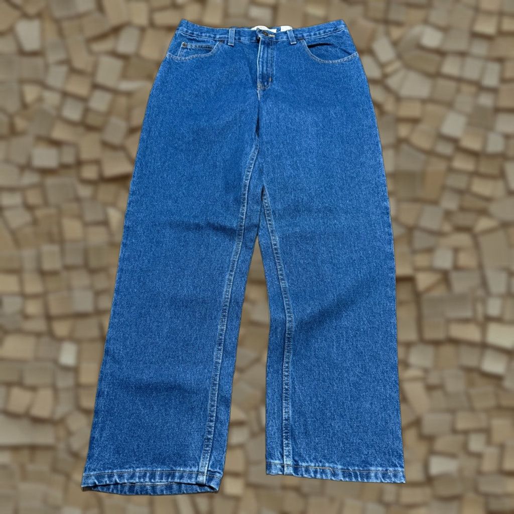 Faded Glory Faded Glory Jeans Men's 34x29 Blue Denim Straight Leg 5-Pocket Pockets Regular Rise Casual Vintage: No N/A Size US 34 / EU 50 - 1 Thumbnail