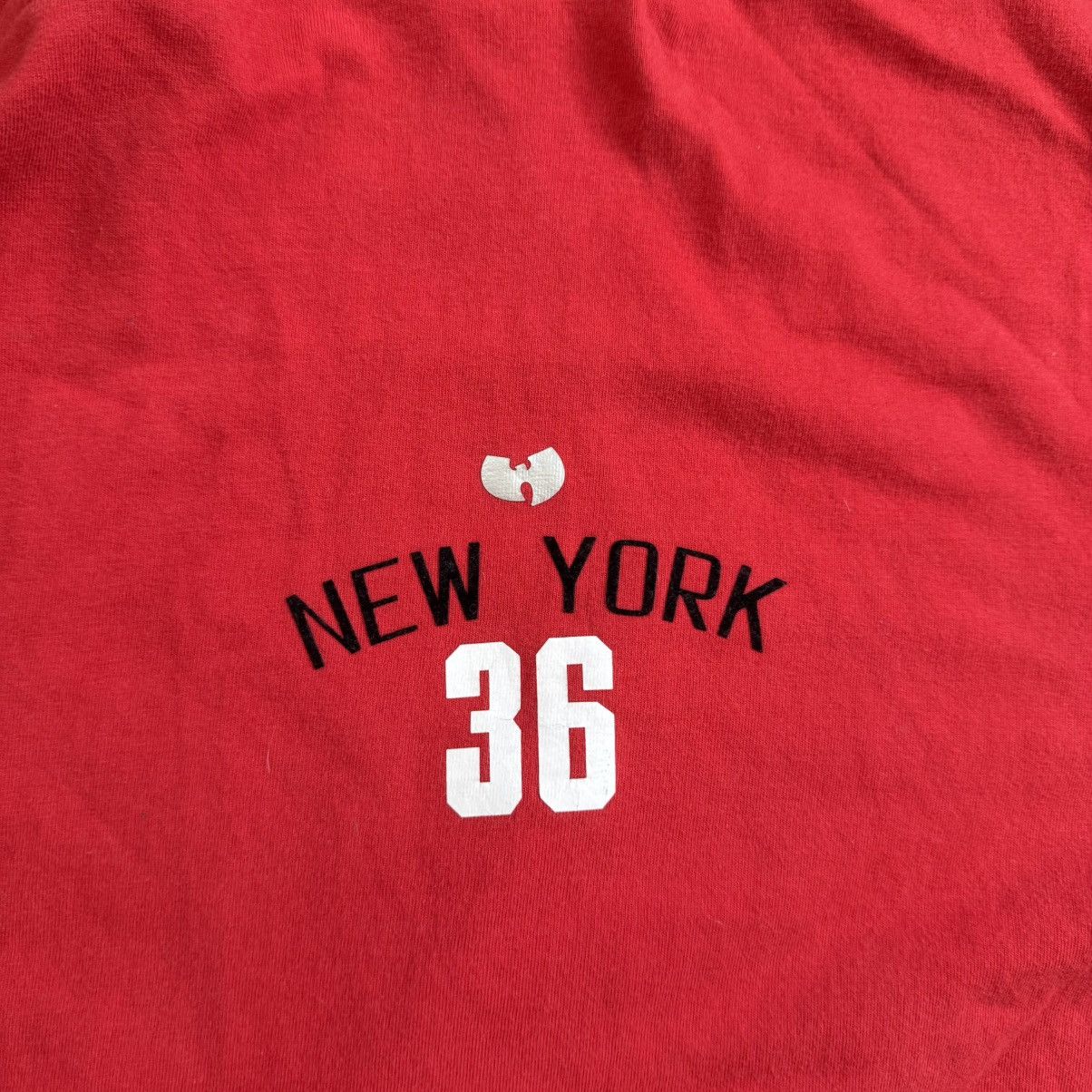 Wu-Tang Clan 🔴Wu-Wear Shirt Size Large Red Wu-Tang Rza Raekwon Size US L / EU 52-54 / 3 - 2 Thumbnail