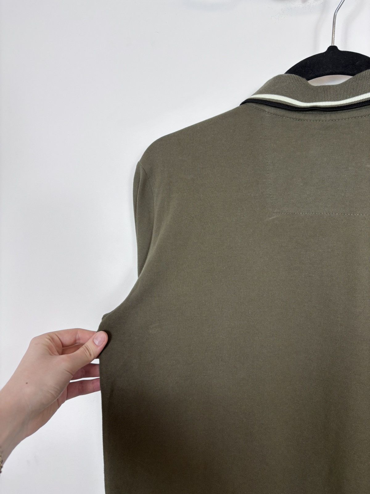 Weekend Offender Weekend Offender Men’s Khaki Long Sleeve Polo Shirt Size US S / EU 44-46 / 1 - 23 Thumbnail