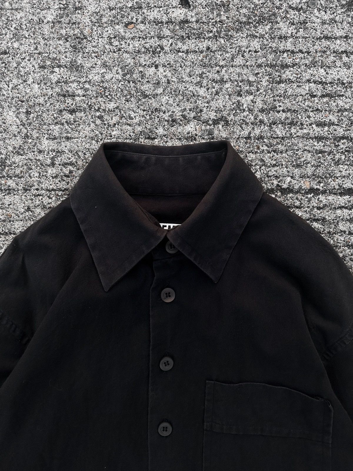 Dirk Bikkembergs Dirk Bikkembergs Black Cotton Shirts Size US S / EU 44-46 / 1 - 4 Thumbnail