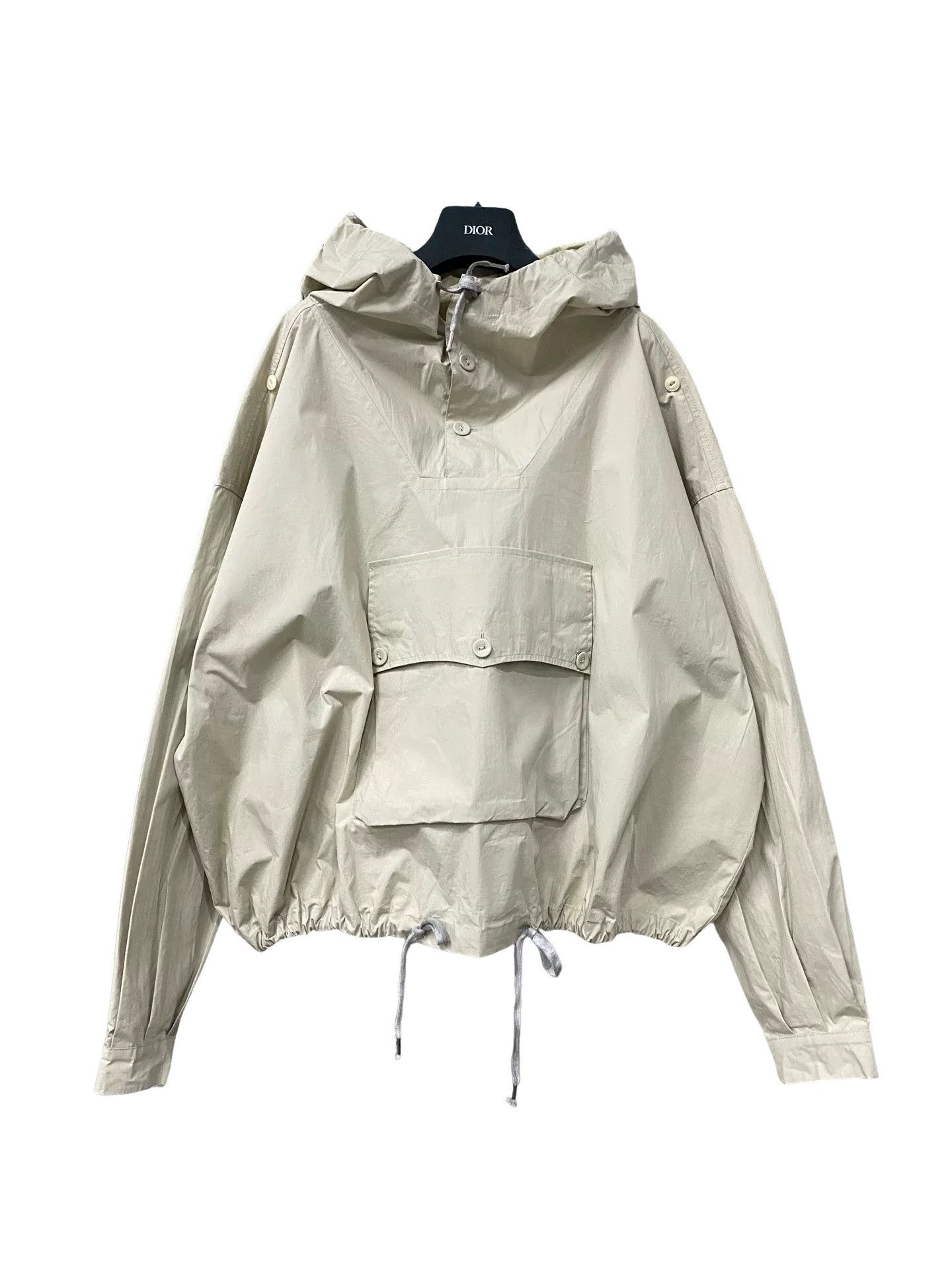 Maison Margiela Maison Margiela Beige Hooded Anorak Size S Size US S / EU 44-46 / 1 - 1 Thumbnail