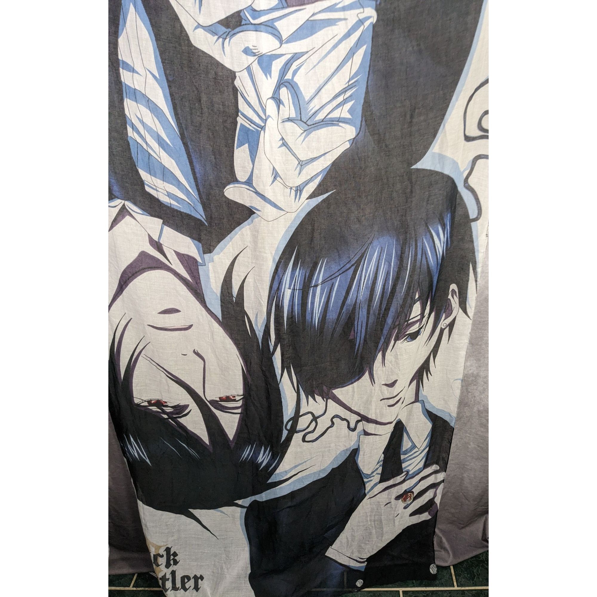 Other Black Butler Ciel & Sebastian Lightweight Scarf 38x72 Inches Size ONE SIZE - 8 Thumbnail