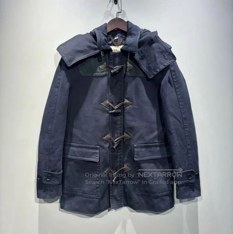 Burberry Burberry Men's Navy Cotton Coat. Size US M / EU 48-50 / 2 - 1 Thumbnail