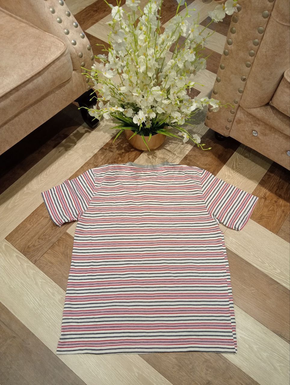 Yohji Yamamoto SACSNY Y'SACCS STRIPED HENLEY TSHIRT - SIZE L Size US L / EU 52-54 / 3 - 10 Thumbnail