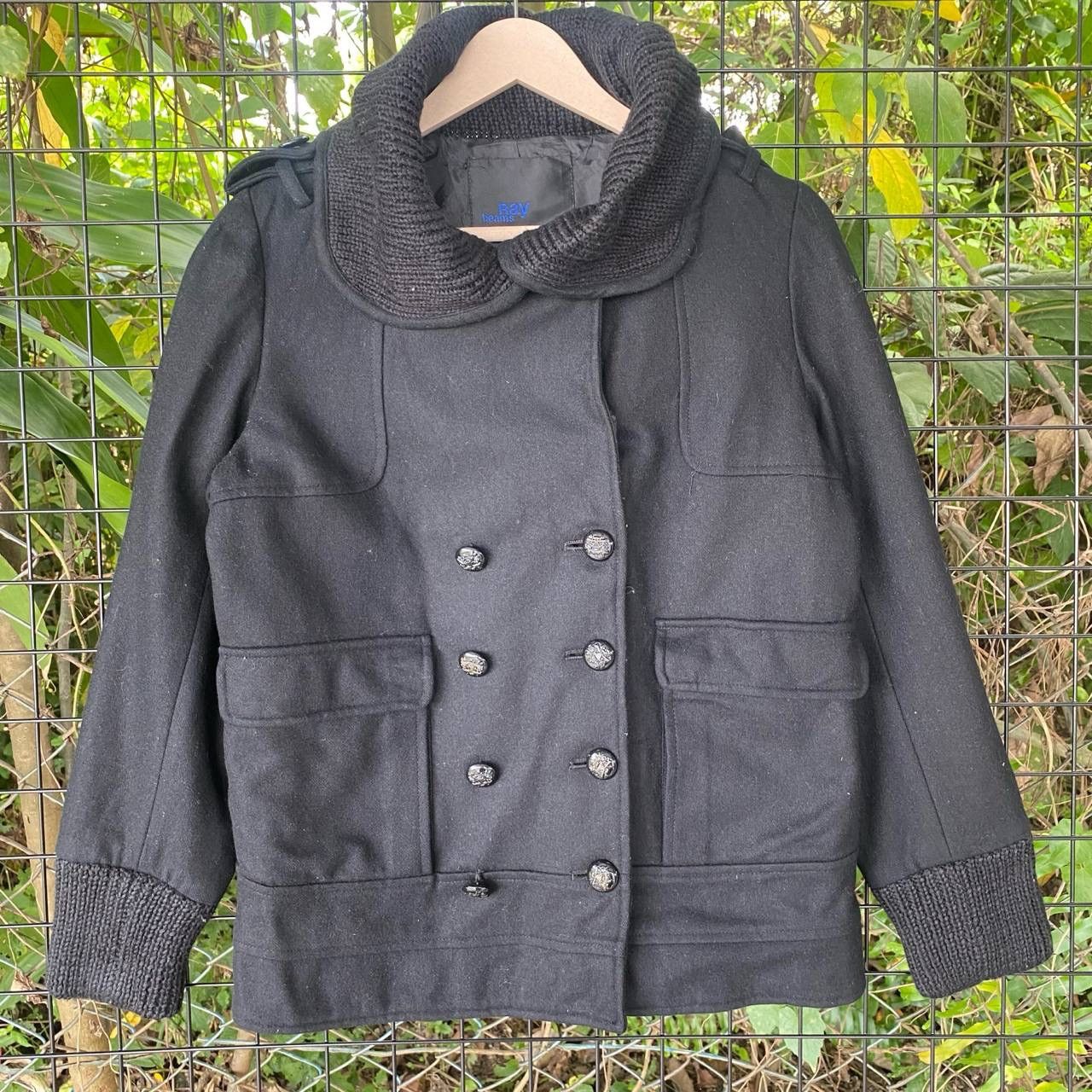 Beams Plus × Japanese Brand Ray Beams Double Breast Black Jacket Size M / US 6-8 / IT 42-44 - 2 Thumbnail