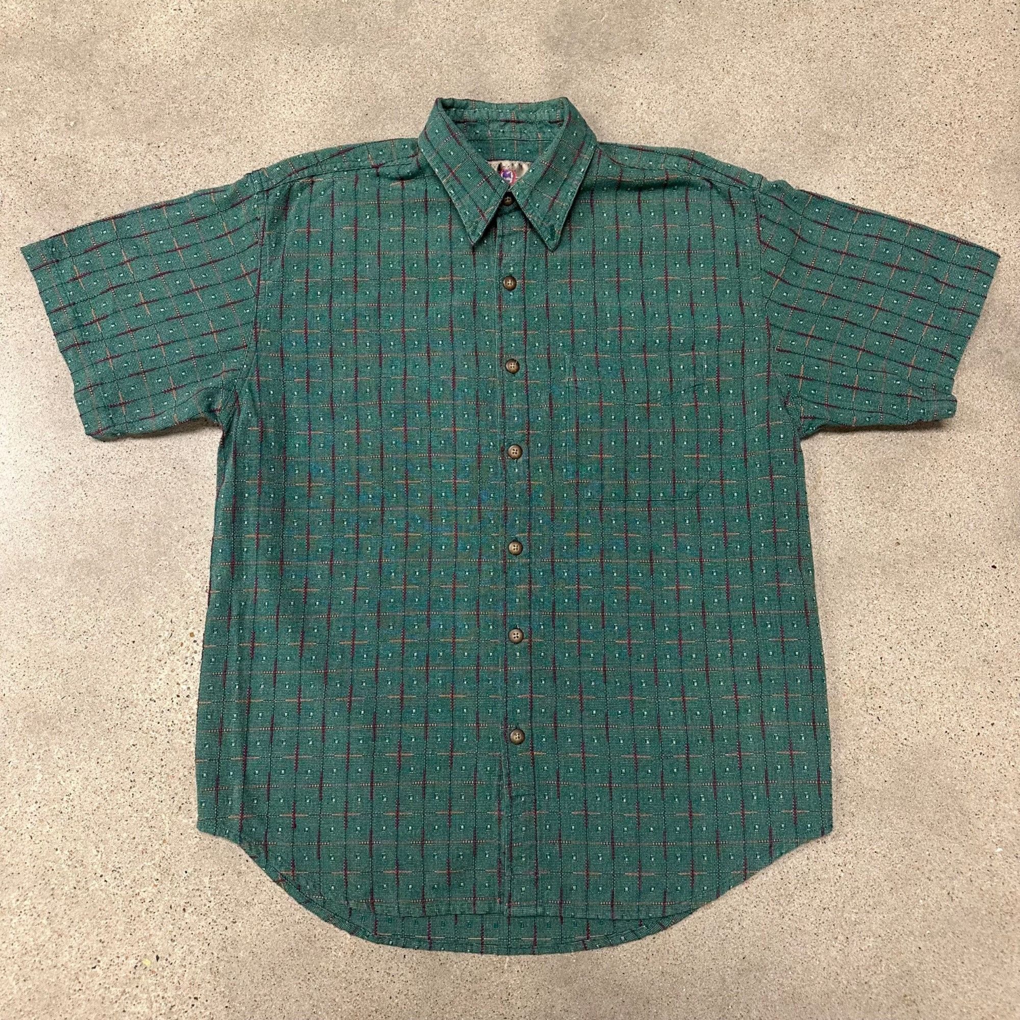 The Territory Ahead × Vintage Vintage The Territory Ahead Heavyweight Knit Button Up Shirt Size US L / EU 52-54 / 3 - 1 Thumbnail
