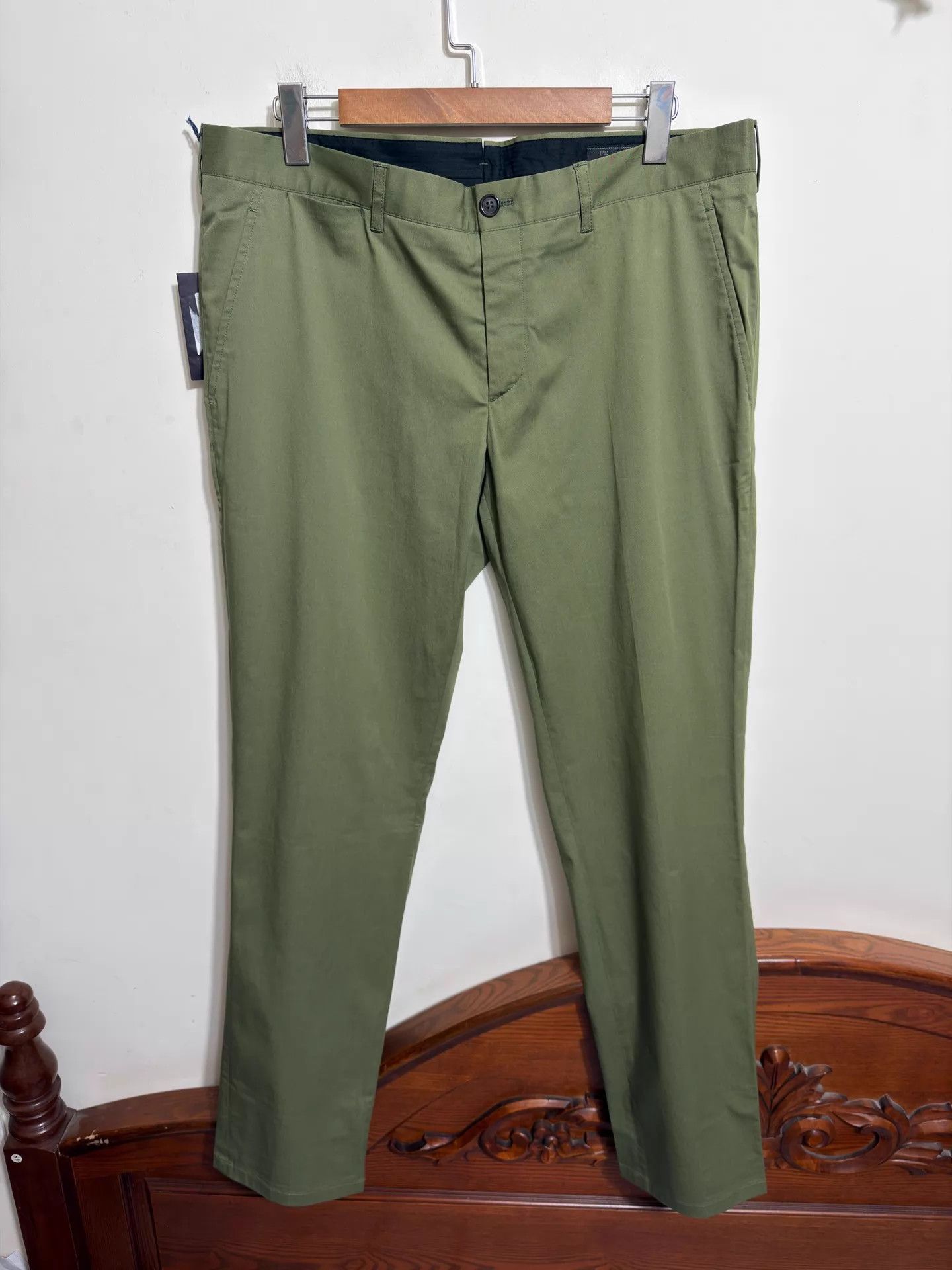 Prada Prada Military Green Straight Fit Pants 54 Size US 38 / EU 54 - 1 Thumbnail