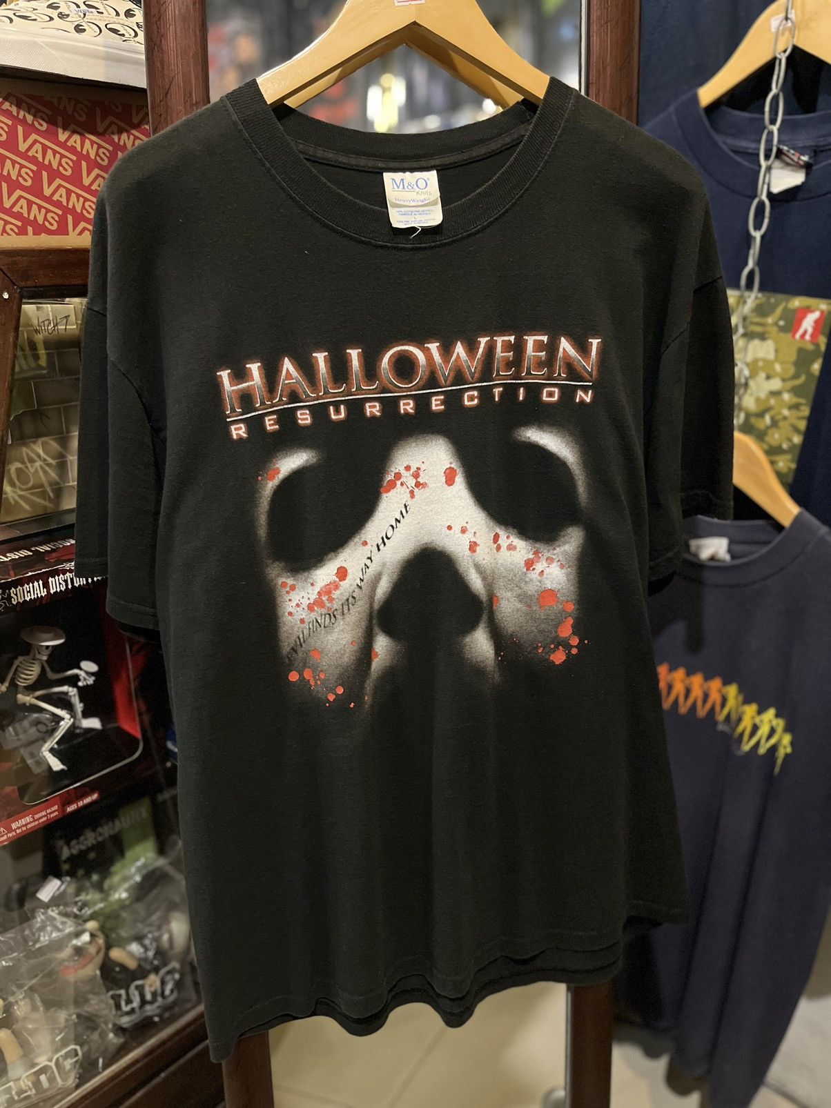 image of Movie x Vintage Halloween Resurrection in Black, Men's (Size Large)
